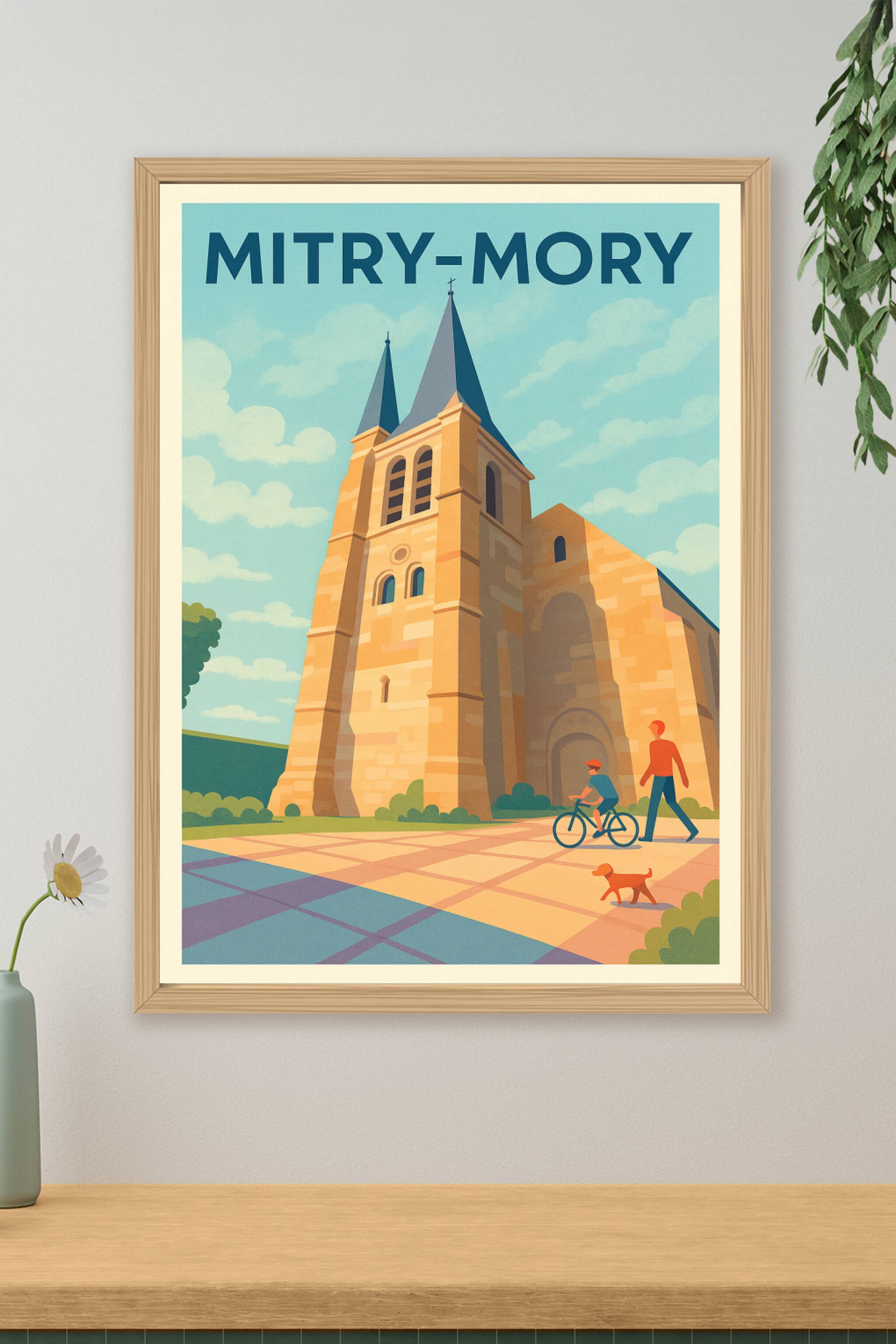 Affiche de Mitry-Mory - Charme historique et douceur de vivre