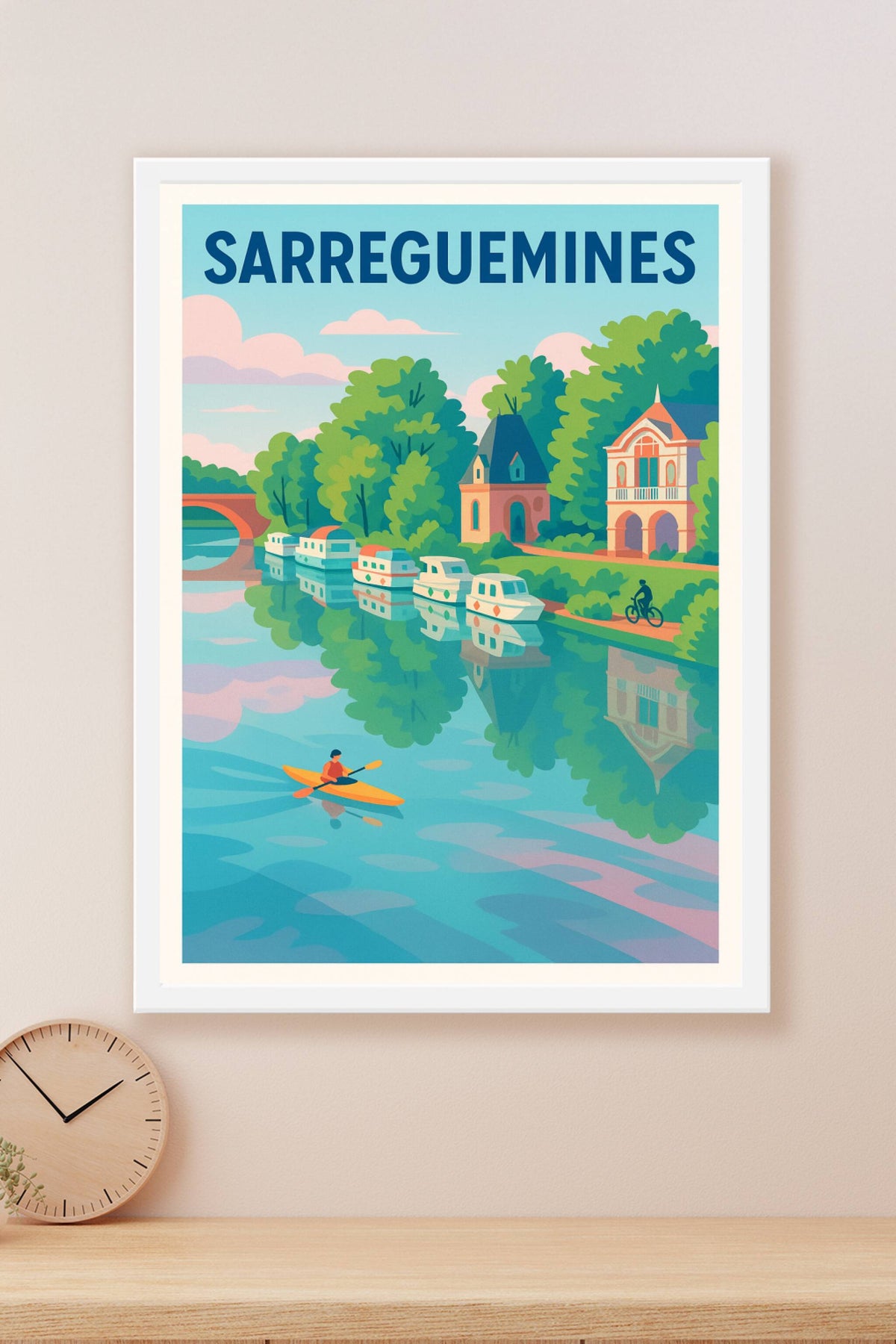 Affiche de Sarreguemines - Sérénité au fil de l'eau