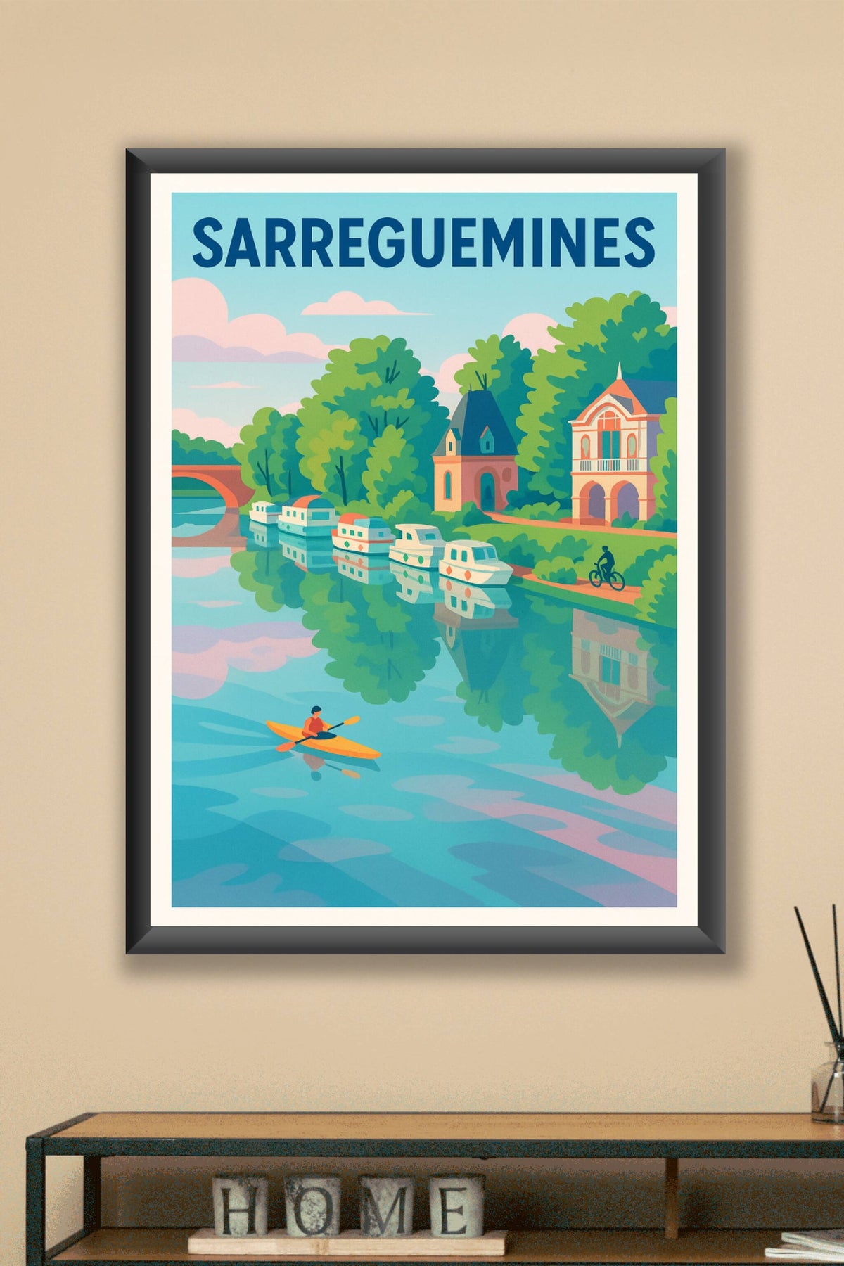 Affiche de Sarreguemines - Sérénité au fil de l'eau