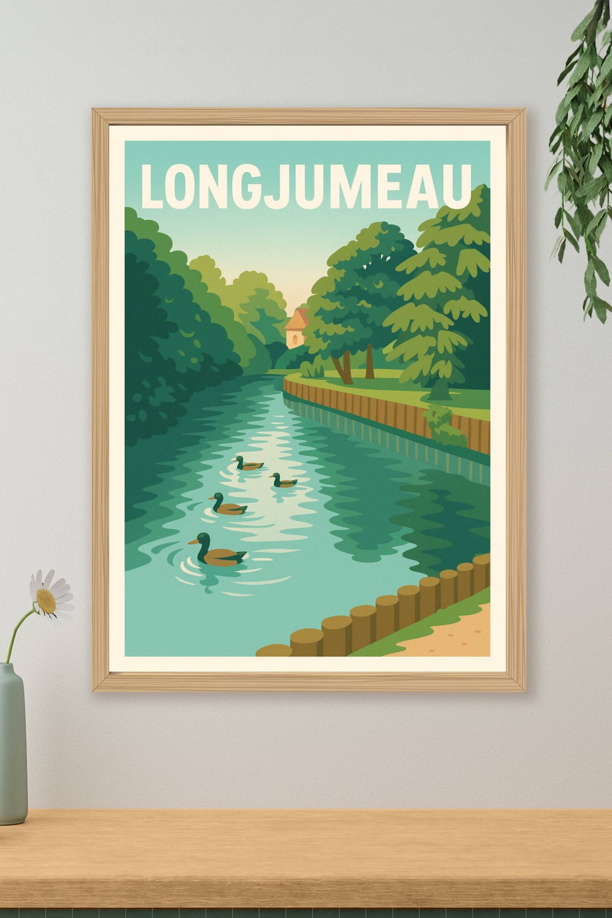 Affiche de Longjumeau - Sérénité au fil de l'eau