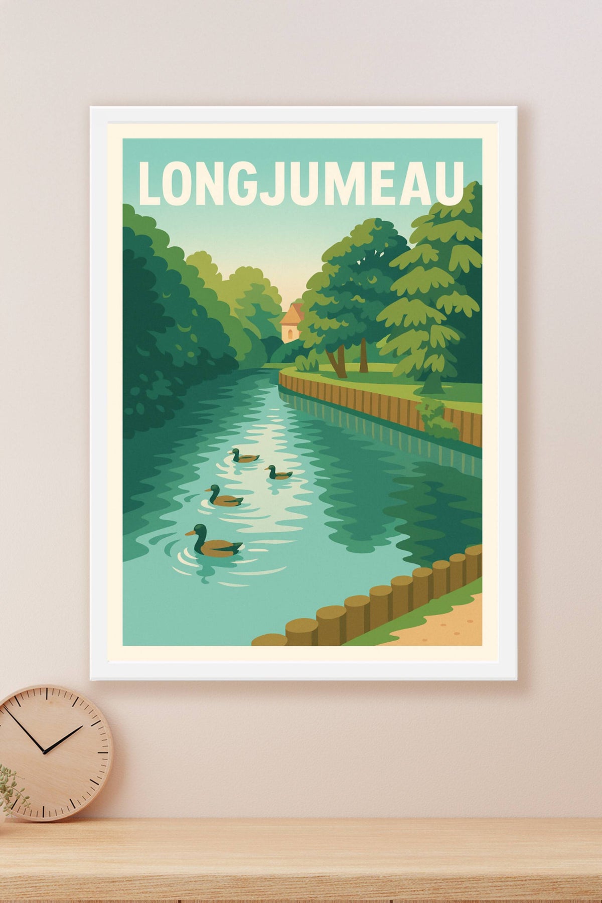 Affiche de Longjumeau - Sérénité au fil de l'eau