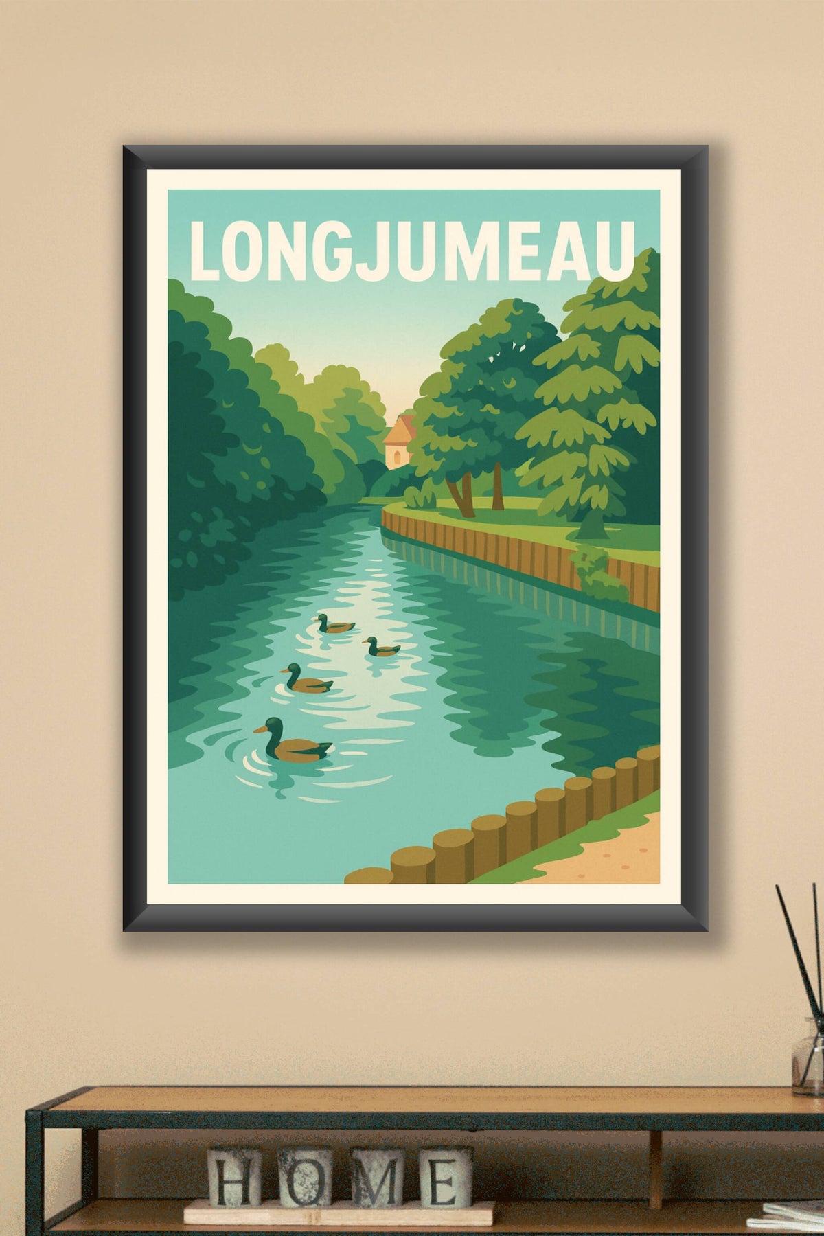 Affiche de Longjumeau - Sérénité au fil de l'eau