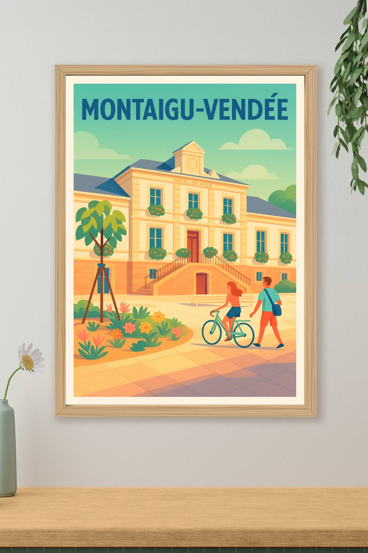 Affiche de Montaigu-Vendée - Charme et douceur de vivre au cœur de la ville