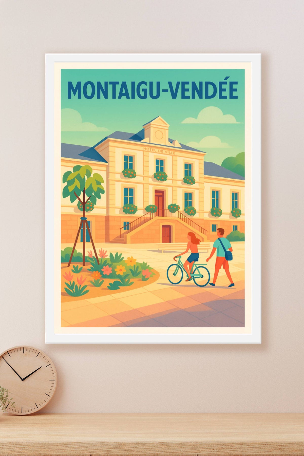 Affiche de Montaigu-Vendée - Charme et douceur de vivre au cœur de la ville