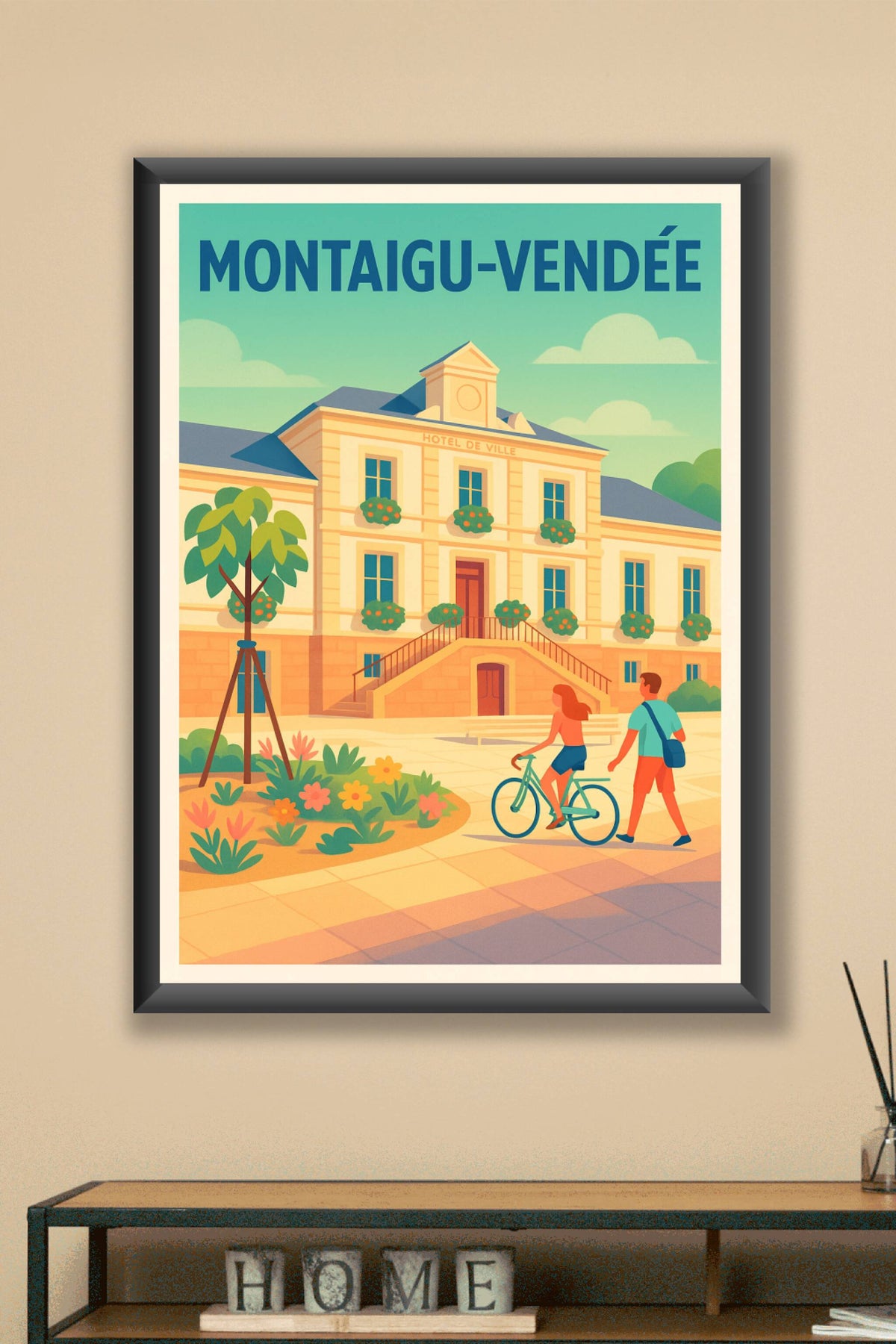 Affiche de Montaigu-Vendée - Charme et douceur de vivre au cœur de la ville