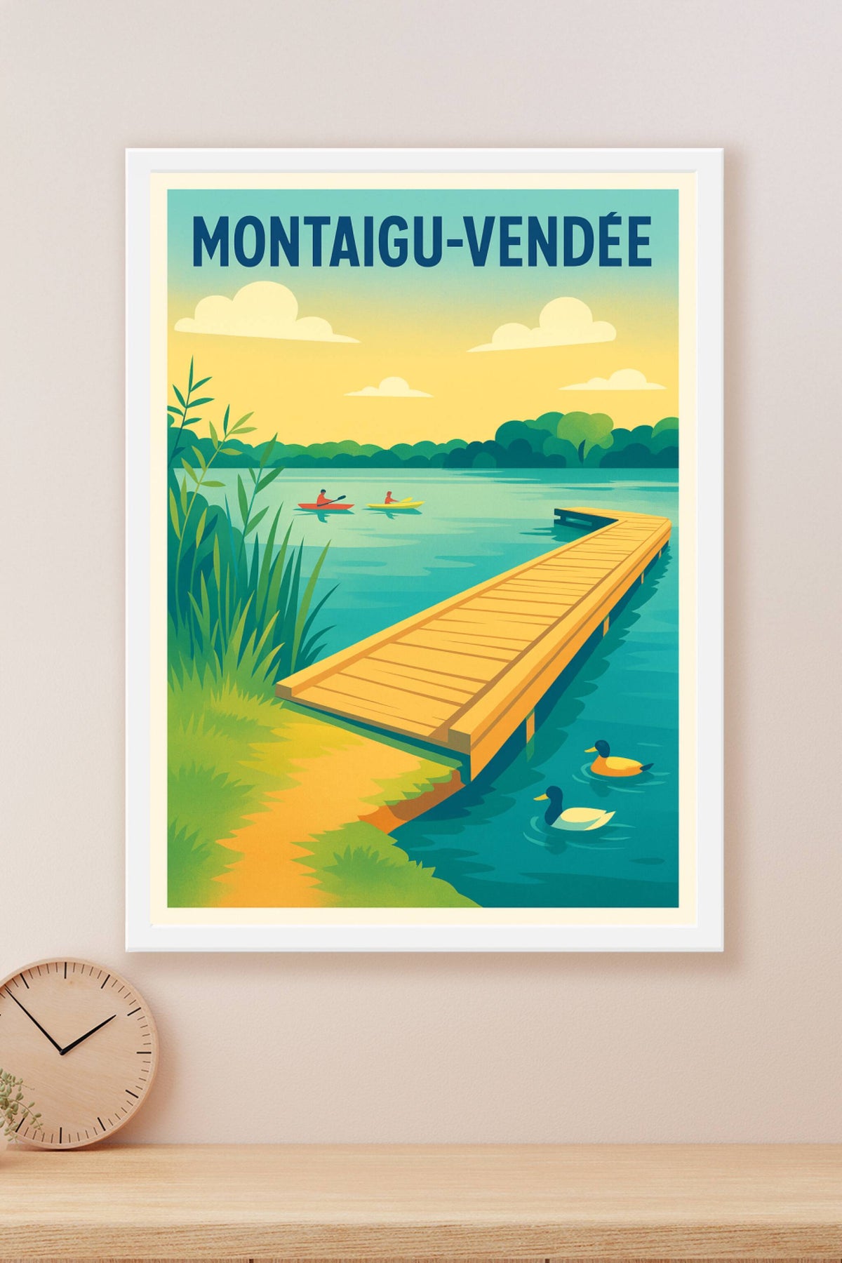 Affiche de Montaigu-Vendée - Escapade Nature au Bord de l'Eau