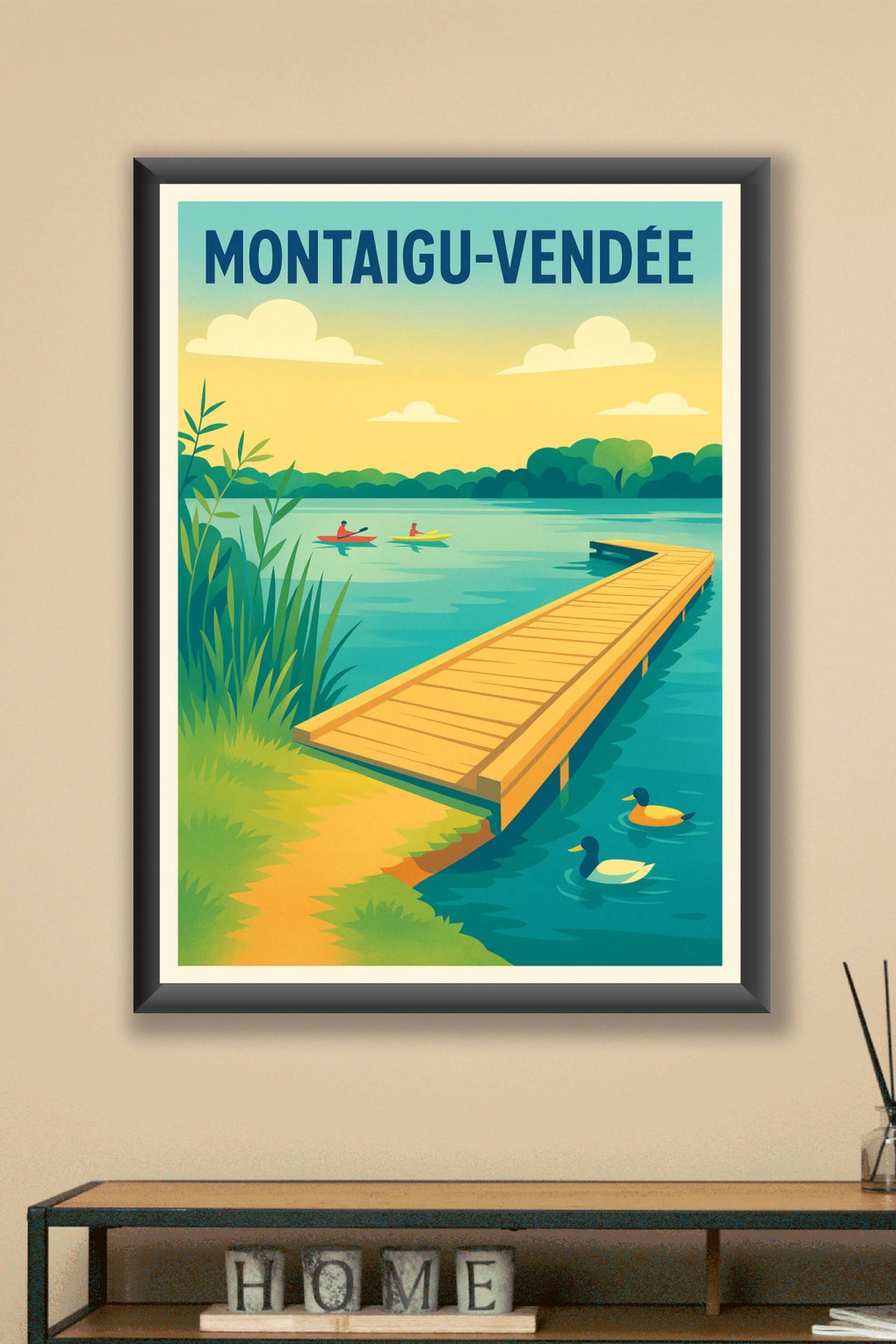 Affiche de Montaigu-Vendée - Escapade Nature au Bord de l'Eau