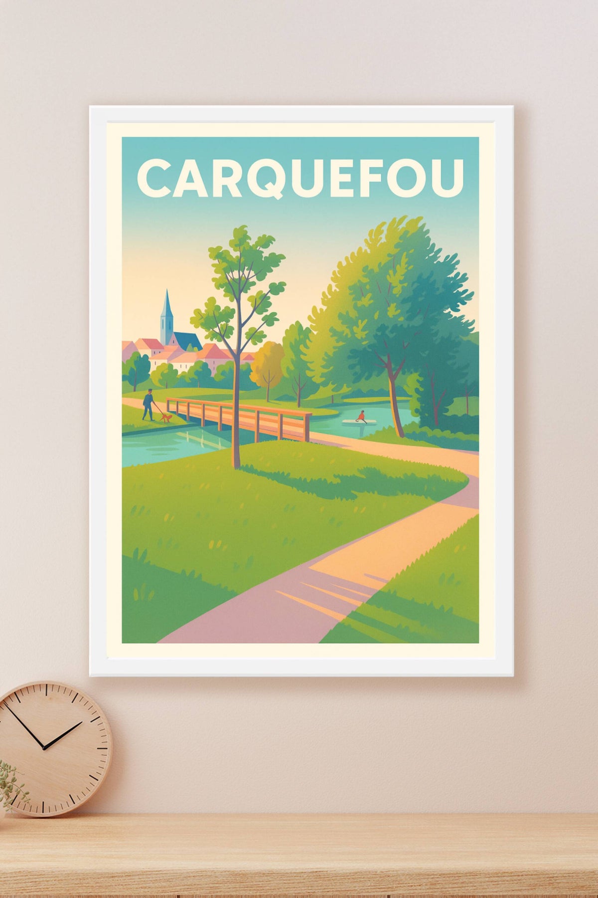 Affiche de Carquefou - Sérénité et nature au cœur de la ville