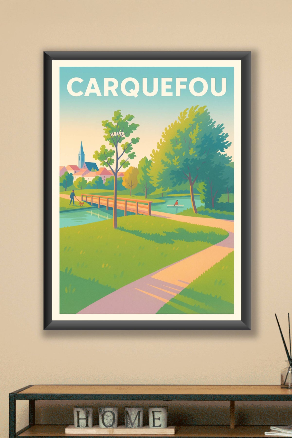 Affiche de Carquefou - Sérénité et nature au cœur de la ville
