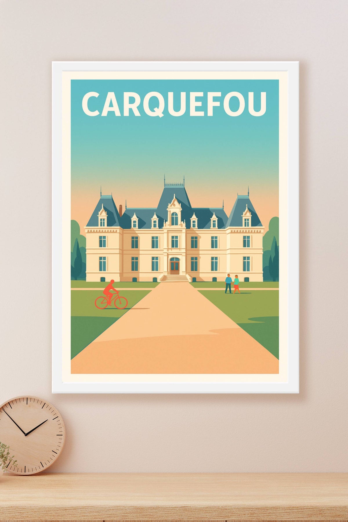Affiche de Carquefou - Élégance et sérénité au château
