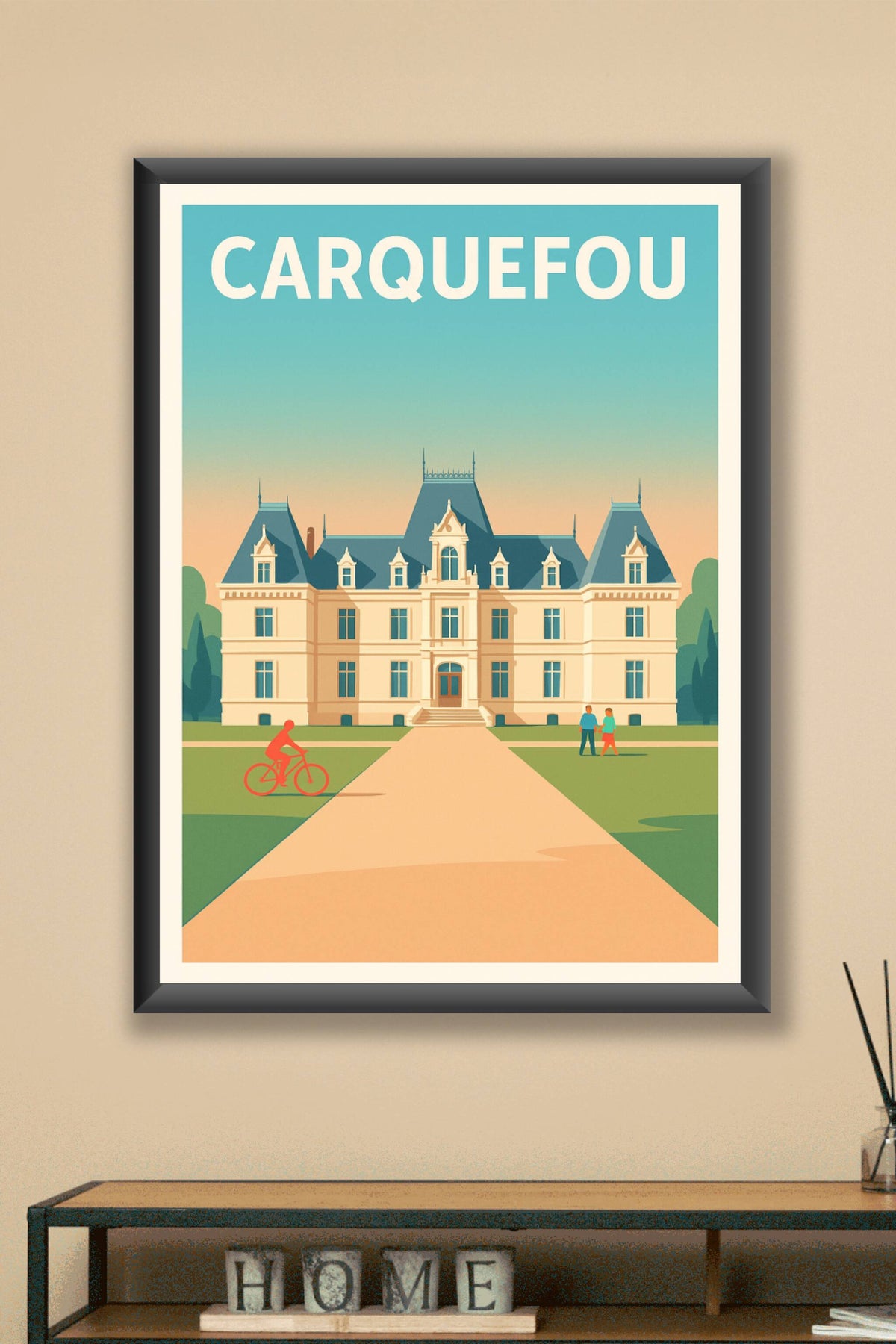 Affiche de Carquefou - Élégance et sérénité au château