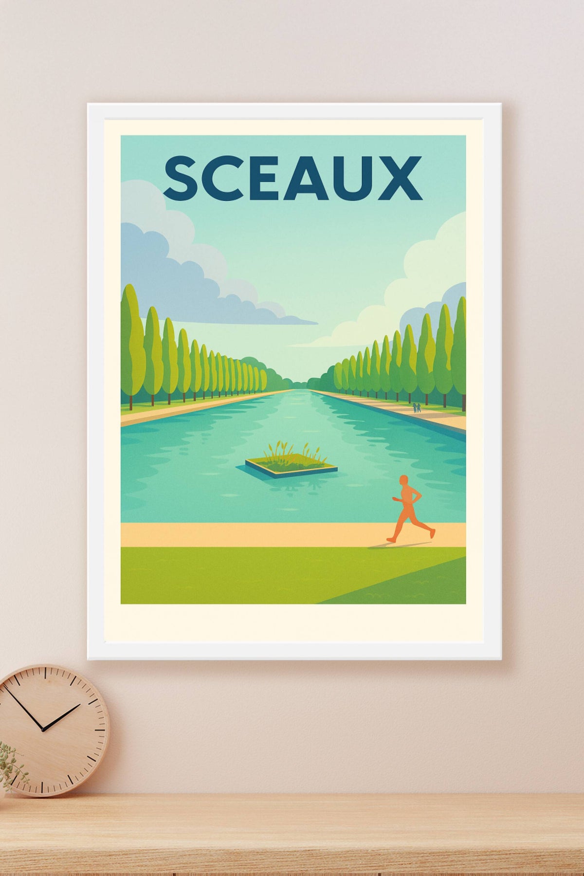 Affiche de Sceaux - Harmonie naturelle et promenade paisible