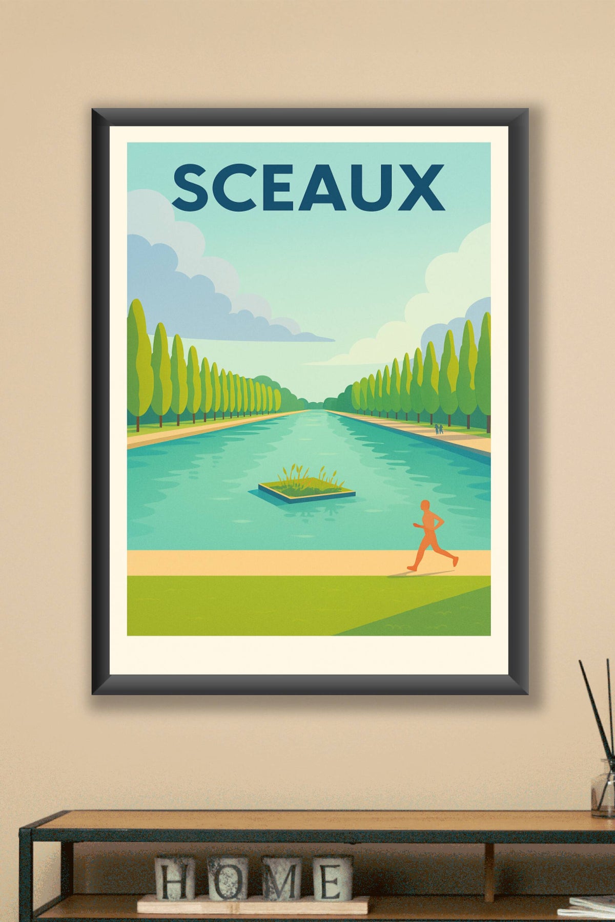 Affiche de Sceaux - Harmonie naturelle et promenade paisible