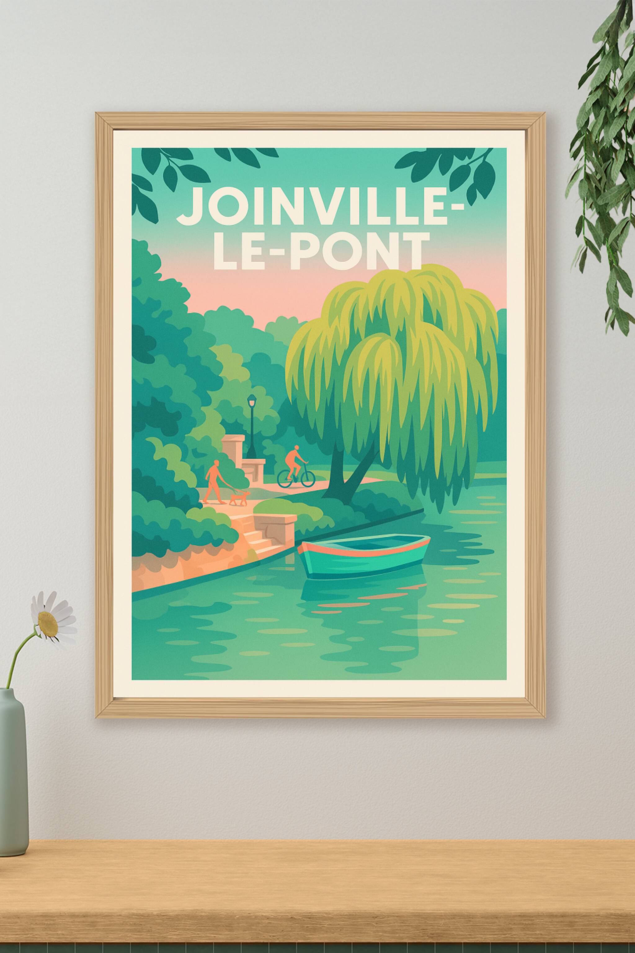 Affiche de Joinville-le-Pont - Sérénité au bord de l'eau