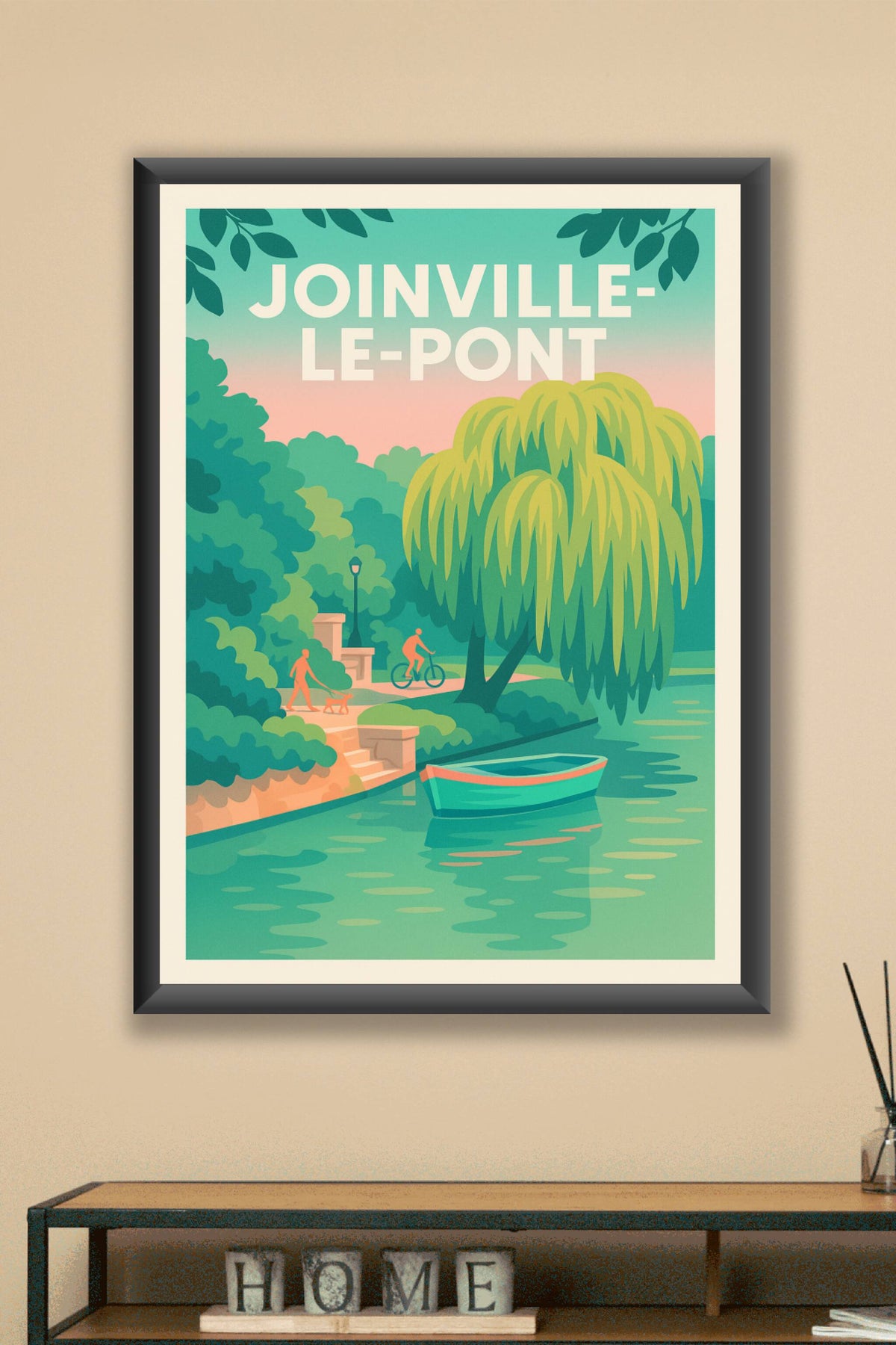 Affiche de Joinville-le-Pont - Sérénité au bord de l'eau