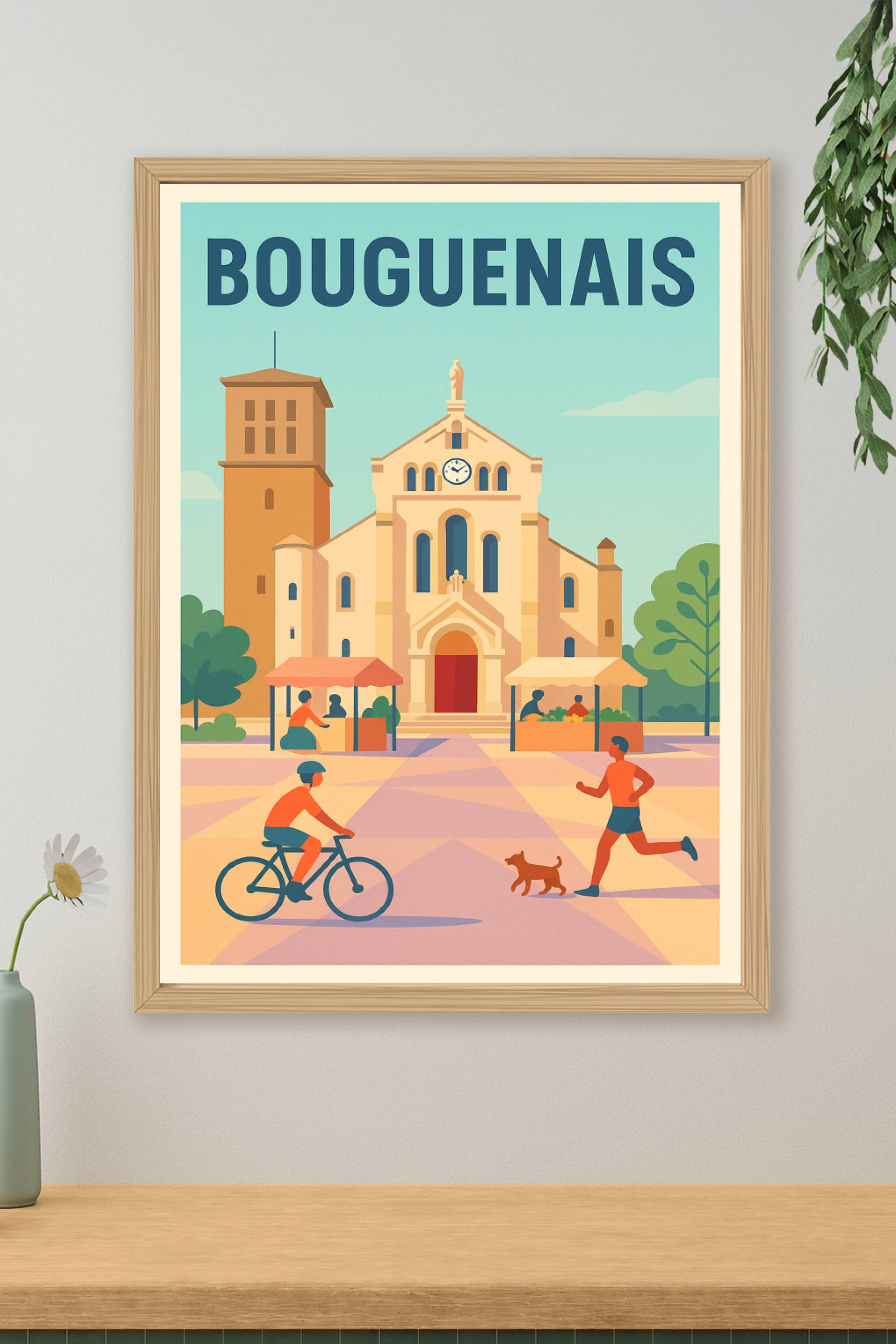 Affiche de Bouguenais - Charme et vie locale animée