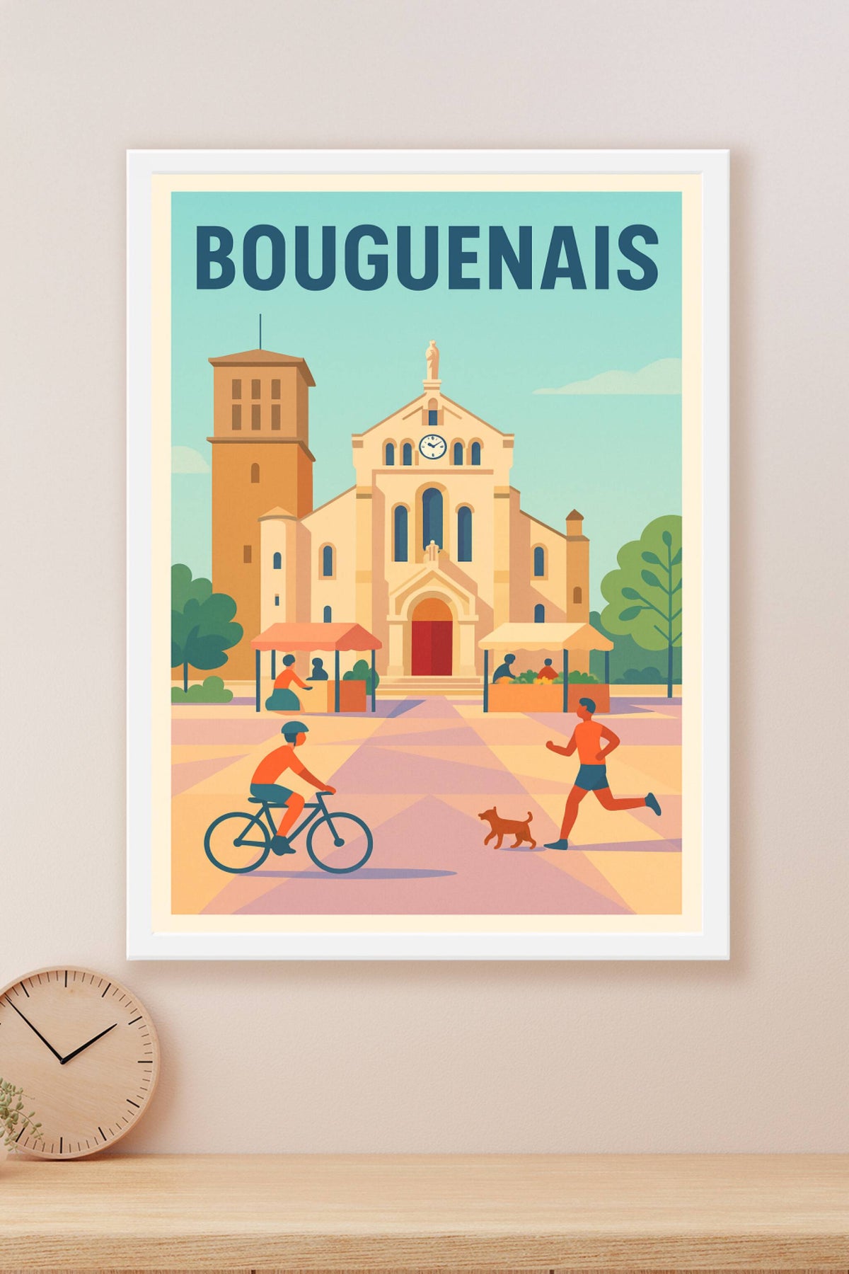 Affiche de Bouguenais - Charme et vie locale animée
