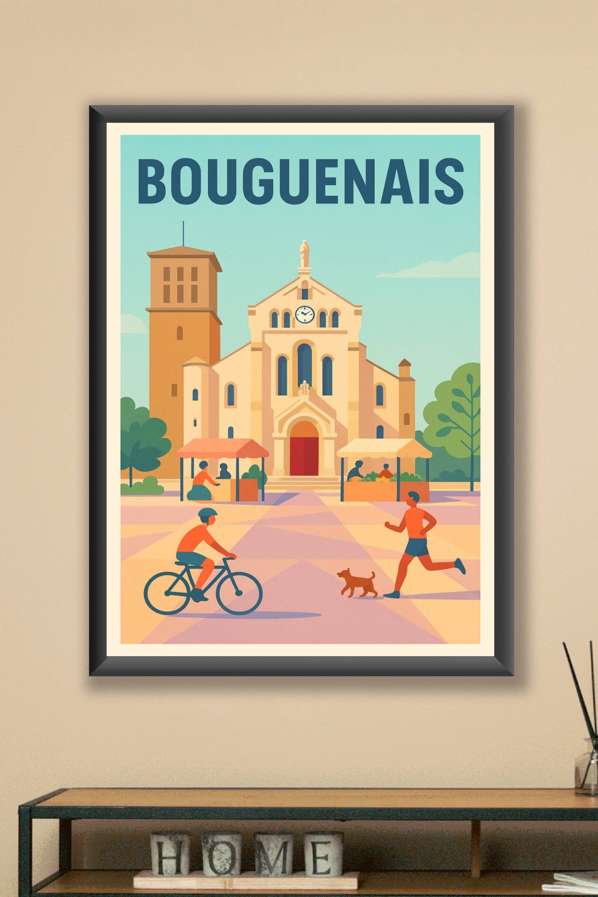 Affiche de Bouguenais - Charme et vie locale animée