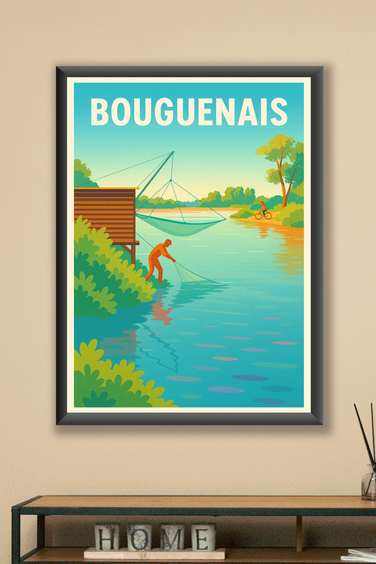 Affiche de Bouguenais - Sérénité au fil de l'eau