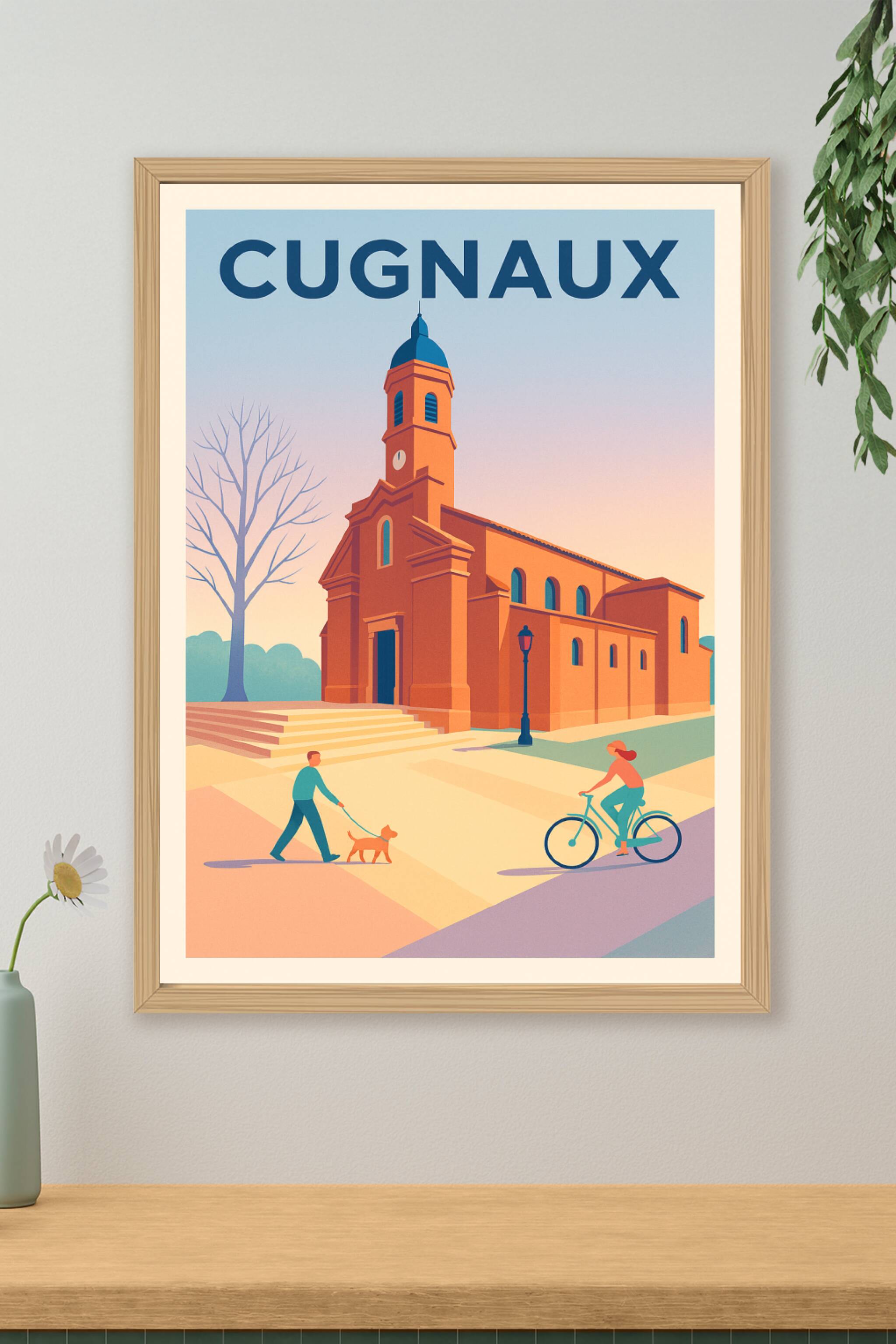 Affiche de Cugnaux - L'élégance tranquille au cœur de la ville