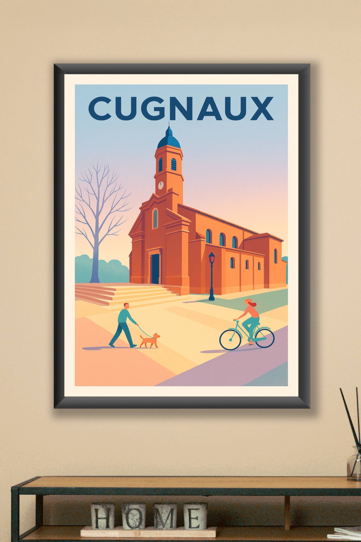 Affiche de Cugnaux - L'élégance tranquille au cœur de la ville