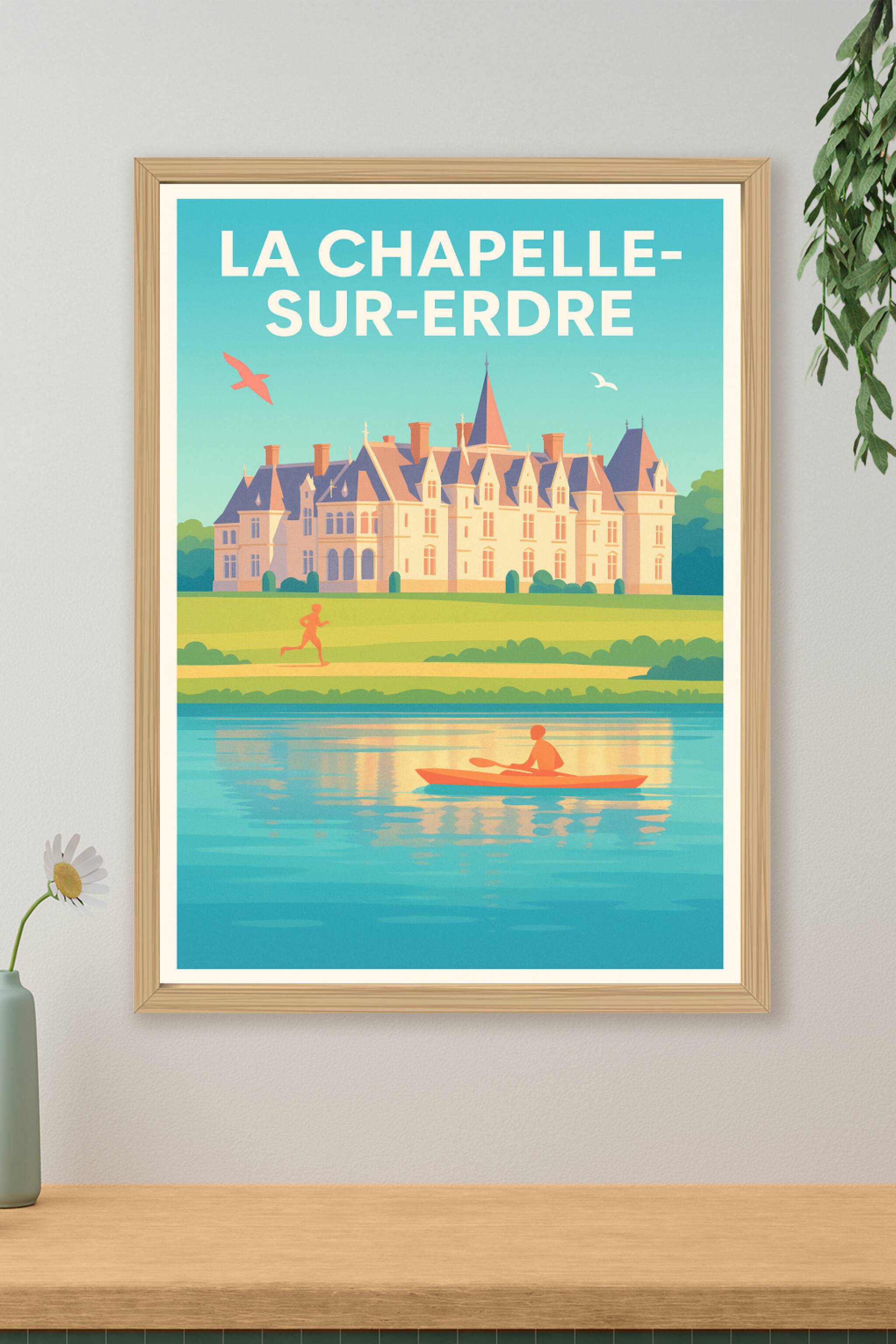 Affiche de La Chapelle-sur-Erdre - Élégance et sérénité au bord de l'eau