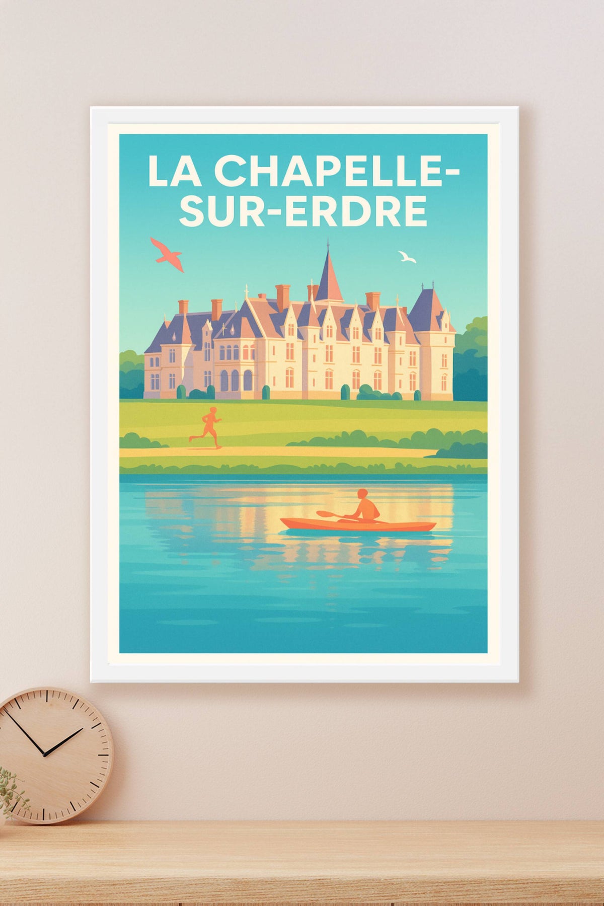 Affiche de La Chapelle-sur-Erdre - Élégance et sérénité au bord de l'eau