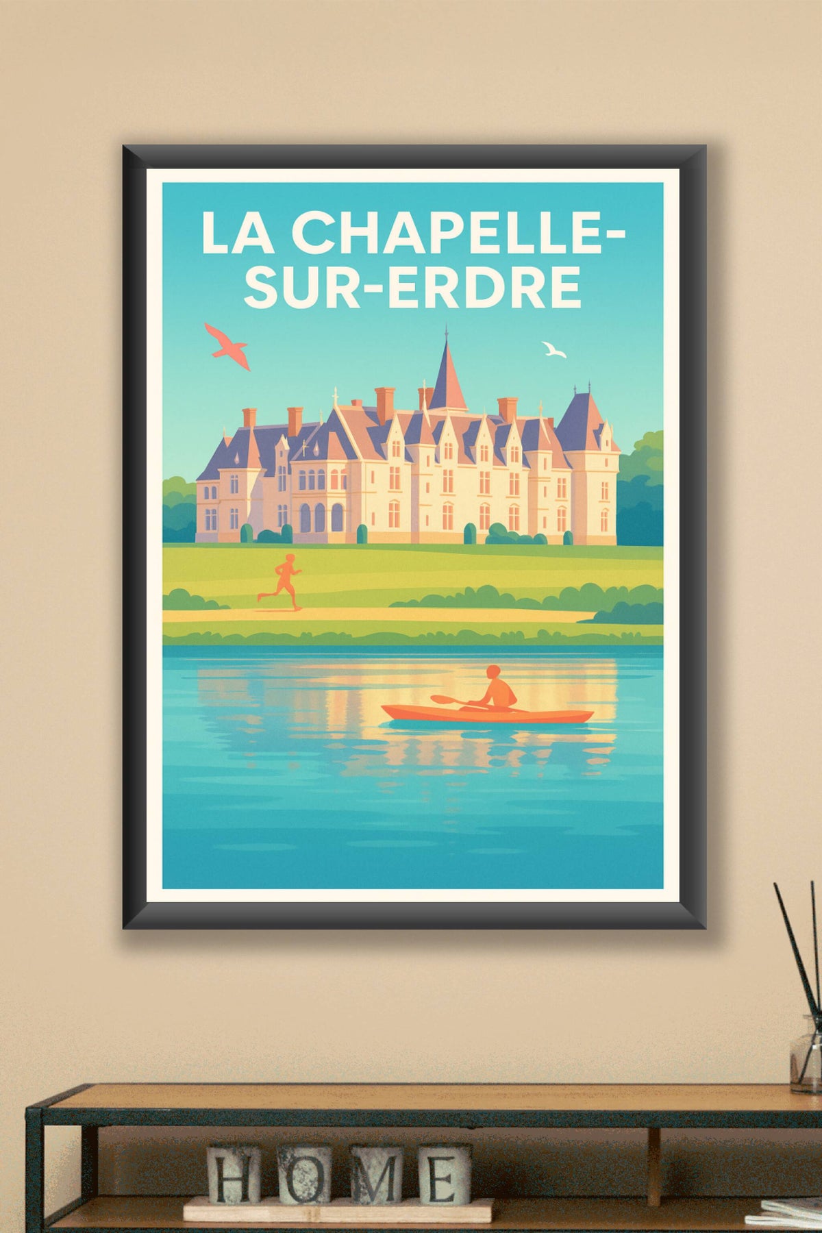 Affiche de La Chapelle-sur-Erdre - Élégance et sérénité au bord de l'eau