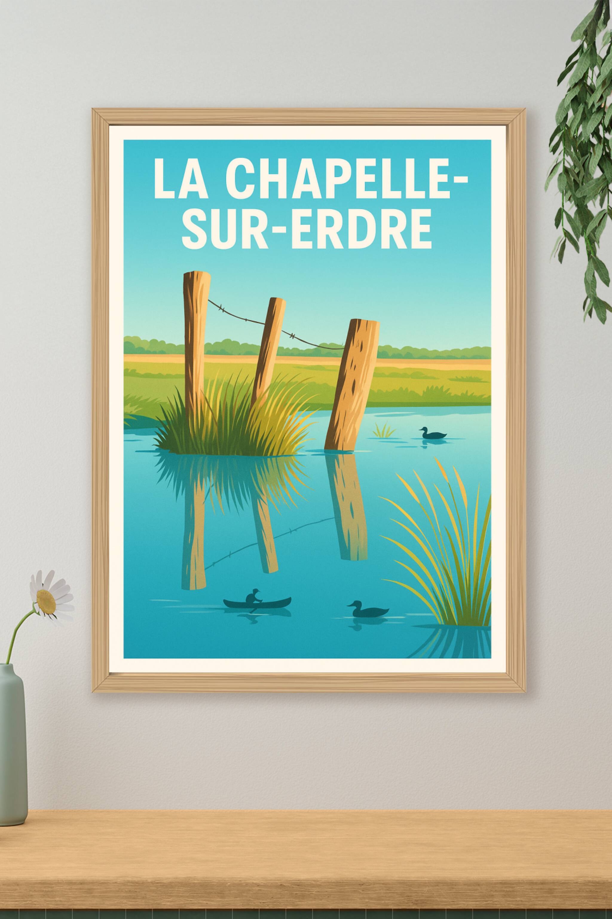 Affiche de La Chapelle-sur-Erdre - Sérénité au fil de l'eau