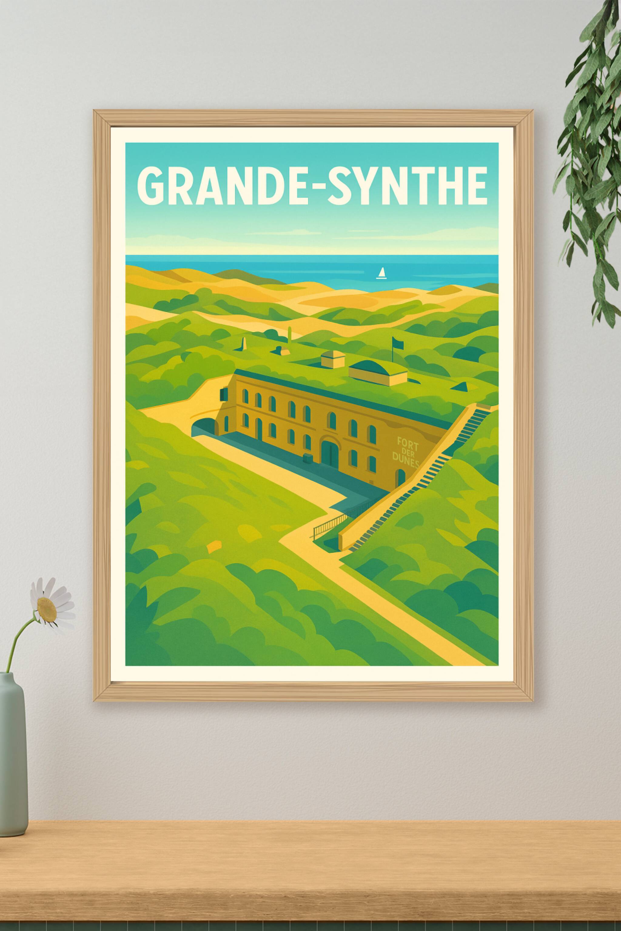 Affiche de Grande-Synthe - Voyage au cœur des dunes et du fort