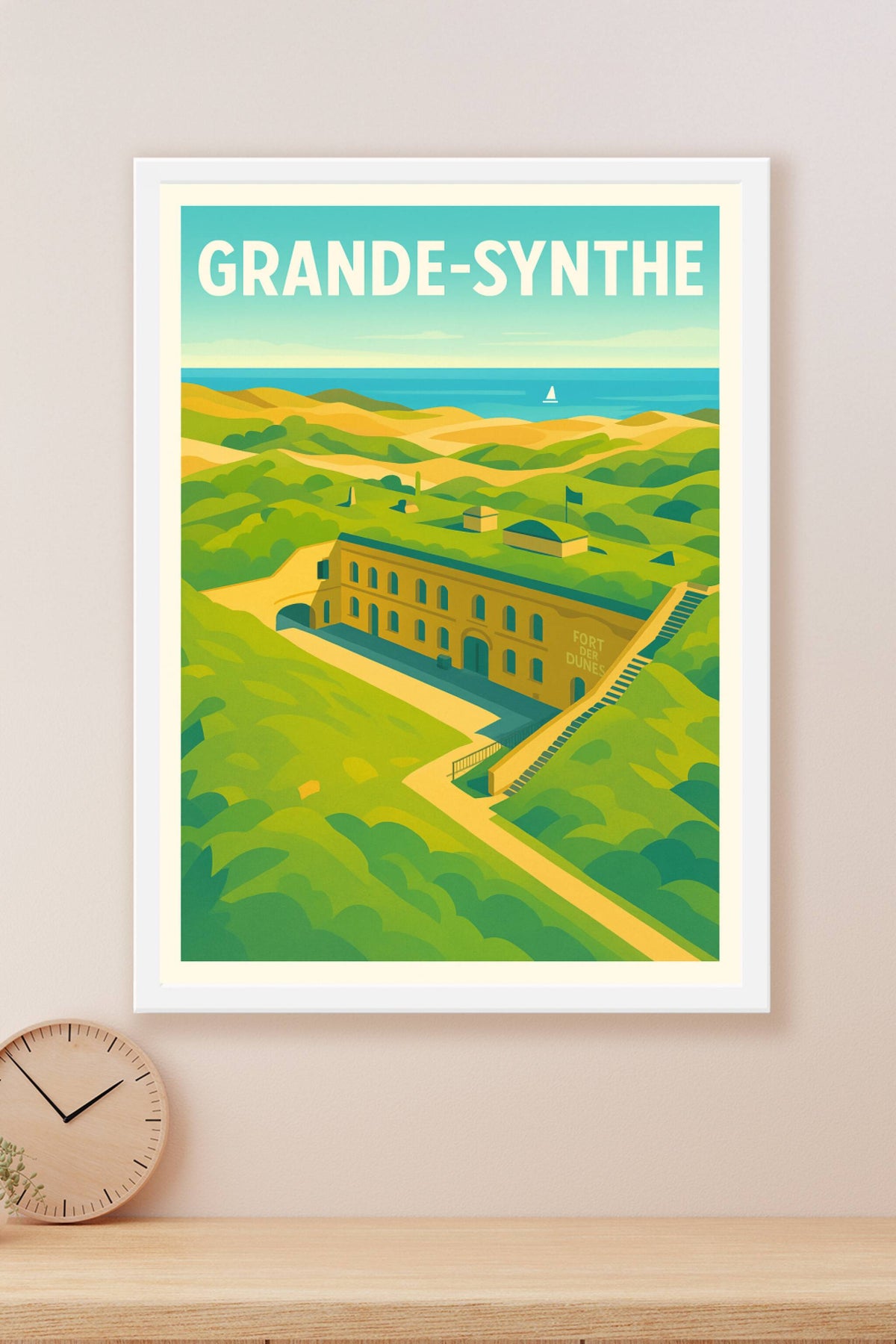 Affiche de Grande-Synthe - Voyage au cœur des dunes et du fort