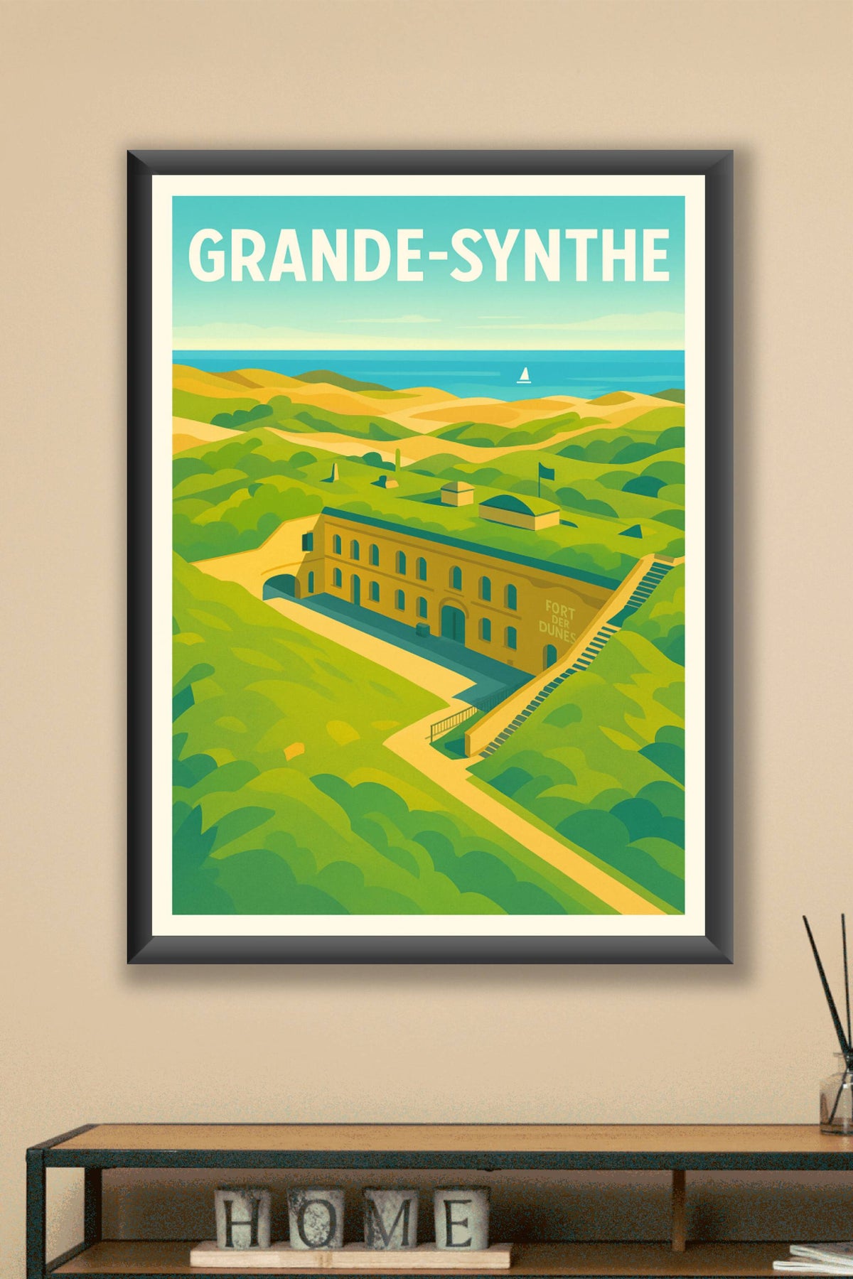 Affiche de Grande-Synthe - Voyage au cœur des dunes et du fort
