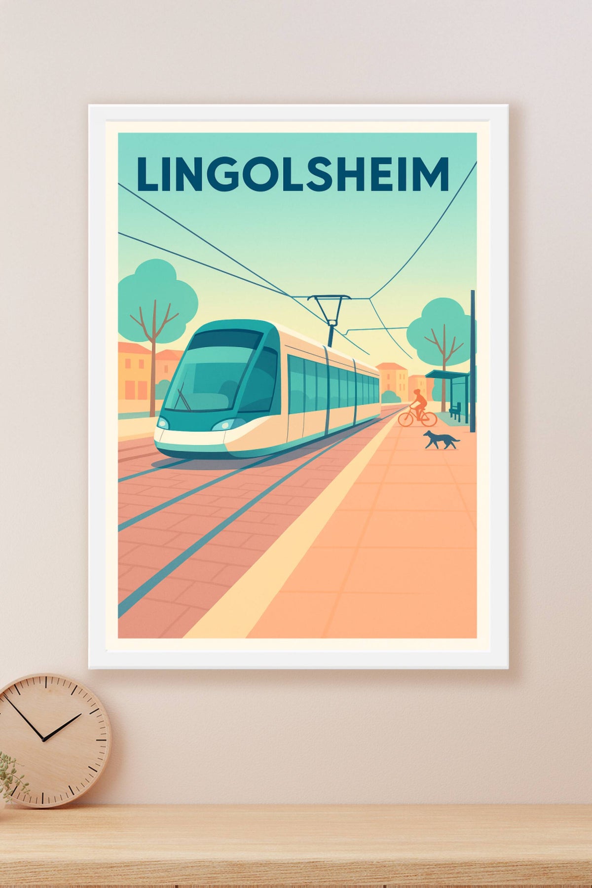 Affiche de Lingolsheim - Voyage urbain en douceur
