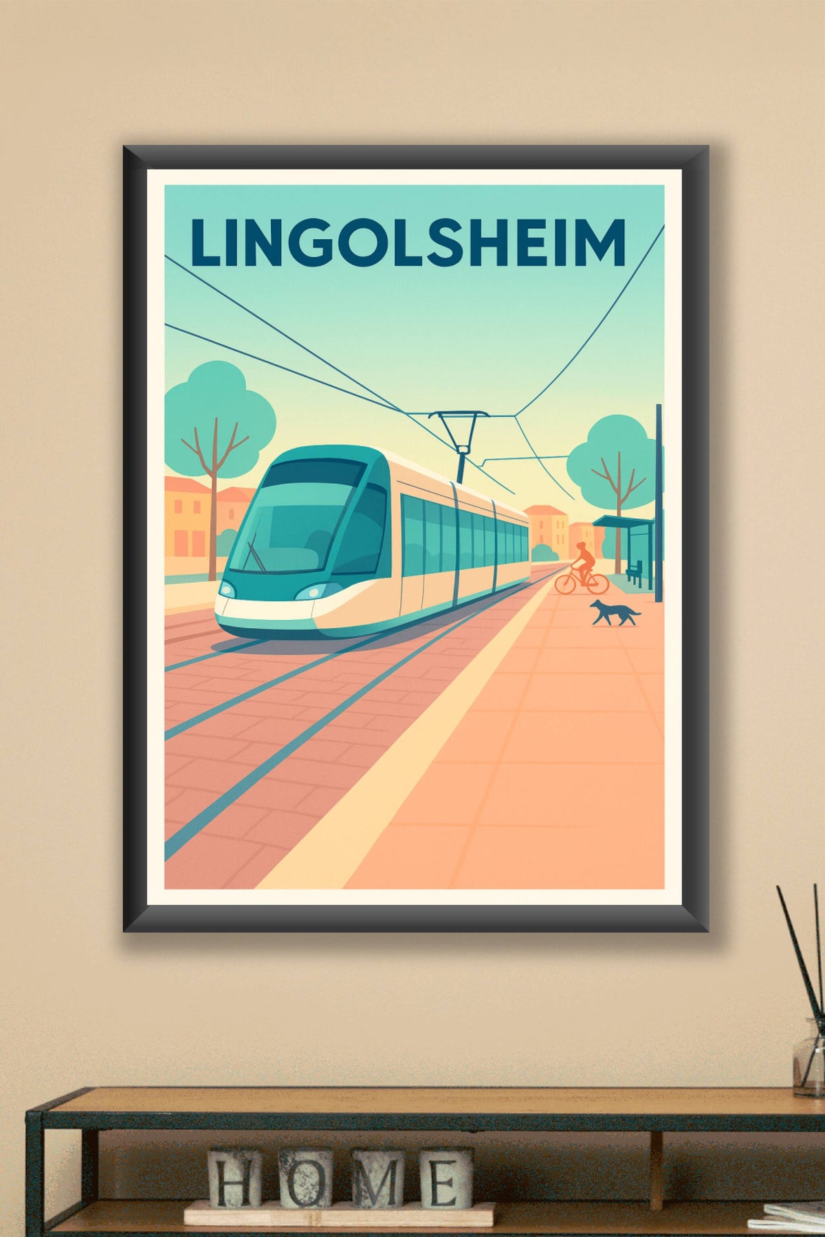 Affiche de Lingolsheim - Voyage urbain en douceur