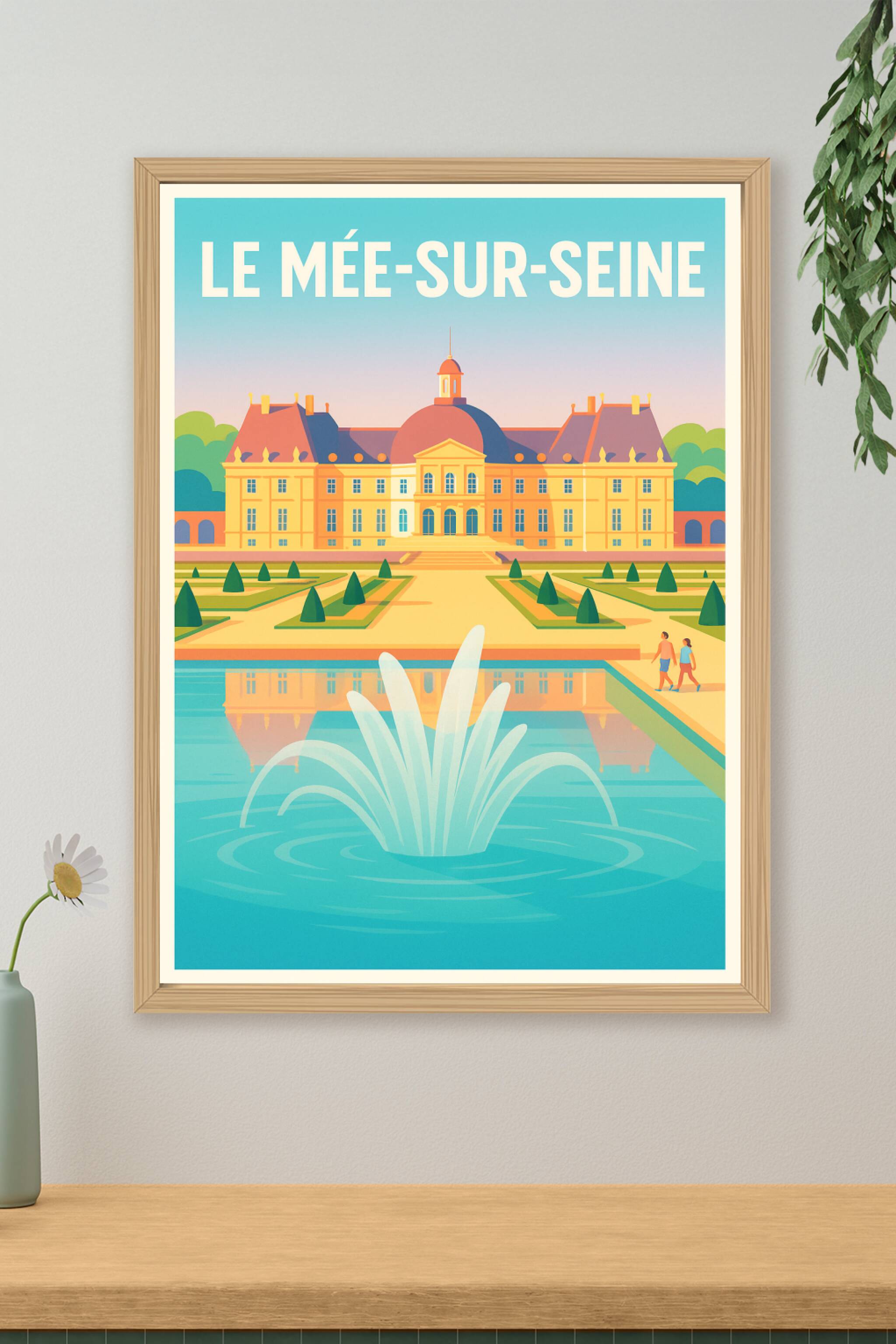Affiche de Le Mée-sur-Seine - Élégance et Sérénité au Château