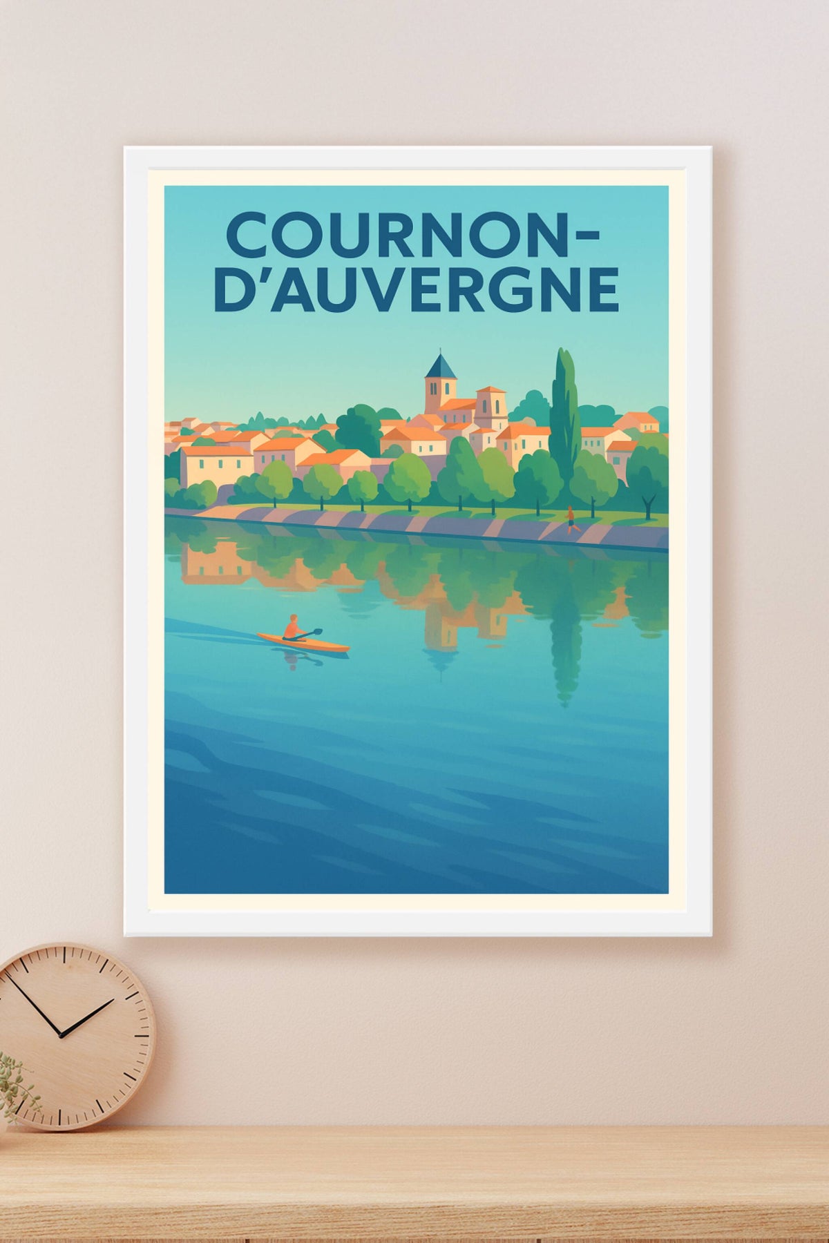 Affiche de Cournon-d'Auvergne - Sérénité au fil de l'eau