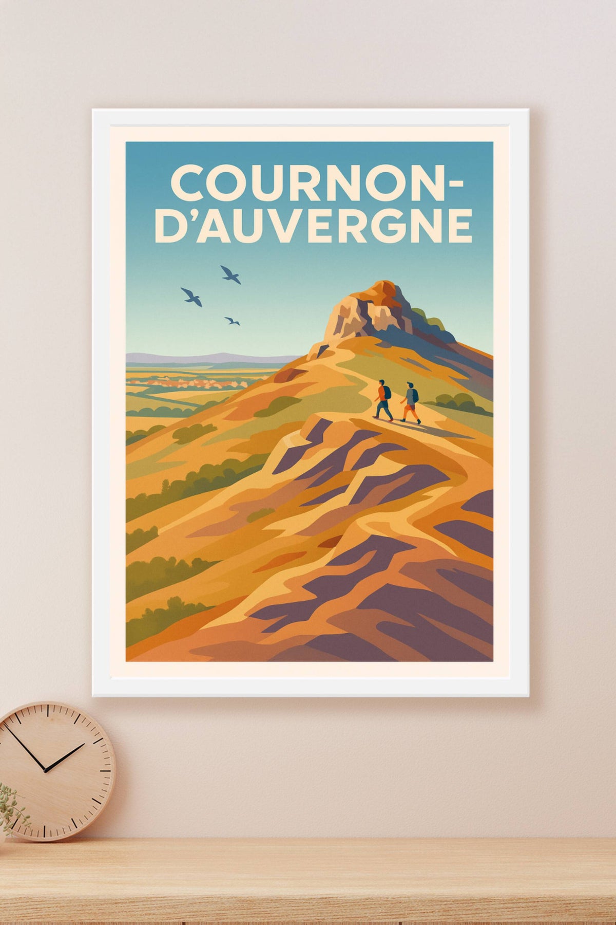 Affiche de Cournon-d'Auvergne - Évasion et nature au cœur de l'Auvergne