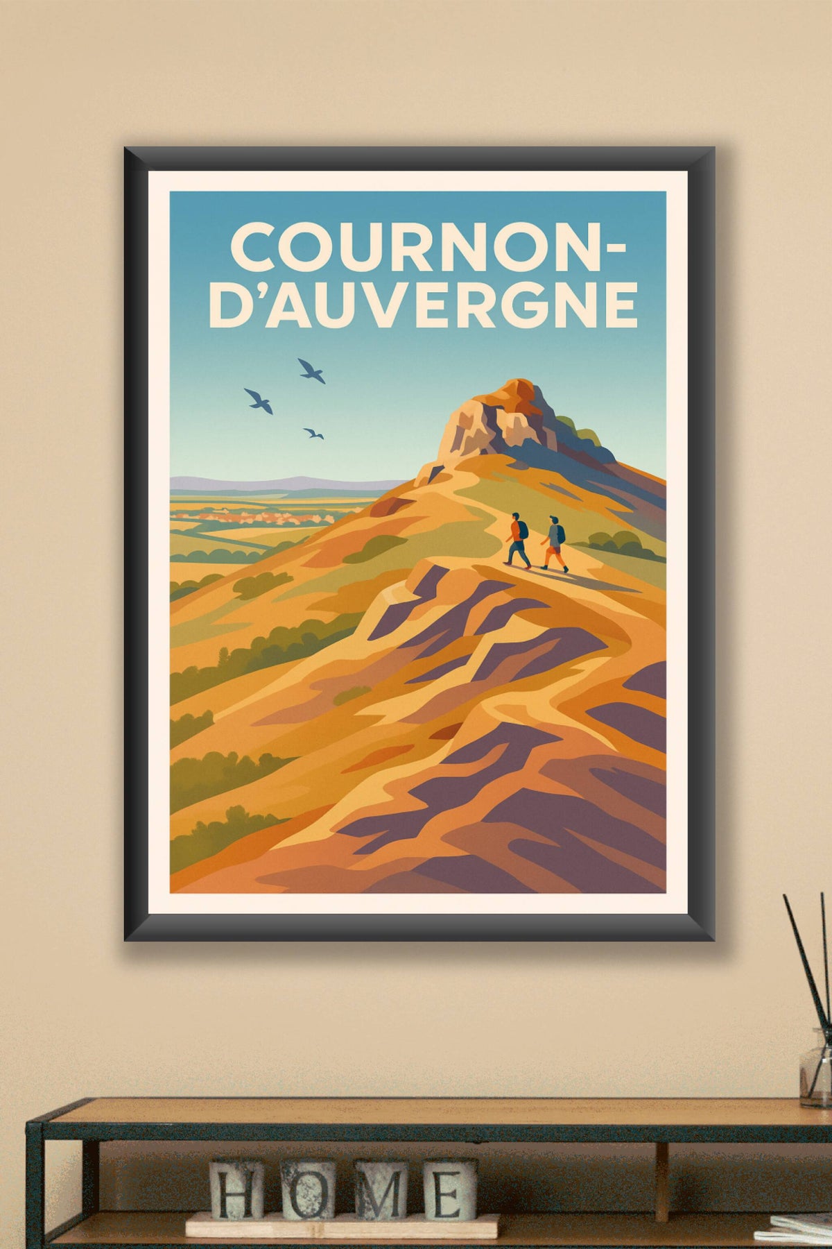Affiche de Cournon-d'Auvergne - Évasion et nature au cœur de l'Auvergne