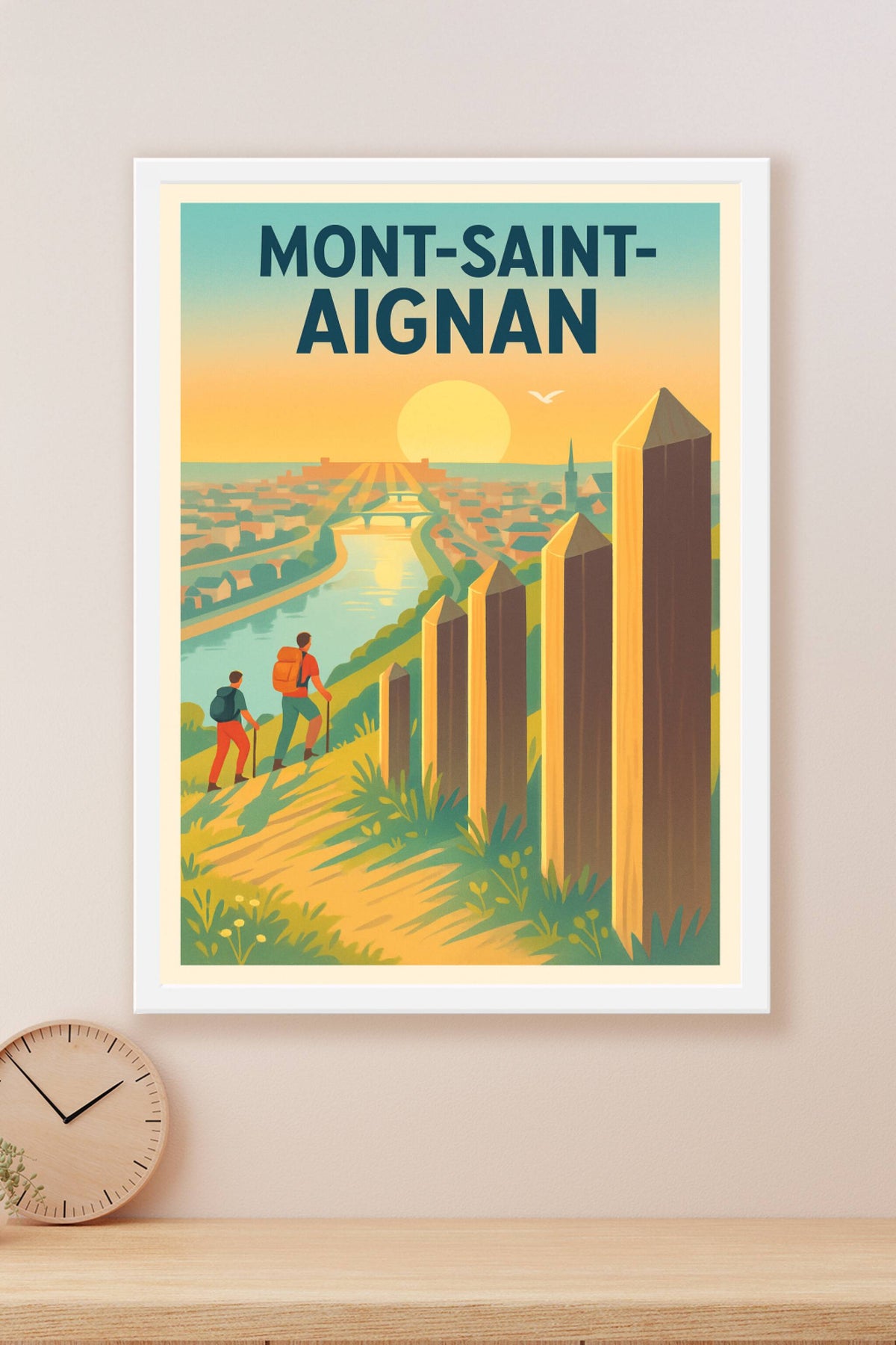Affiche de Mont-Saint-Aignan - Une escapade ensoleillée au cœur de la nature