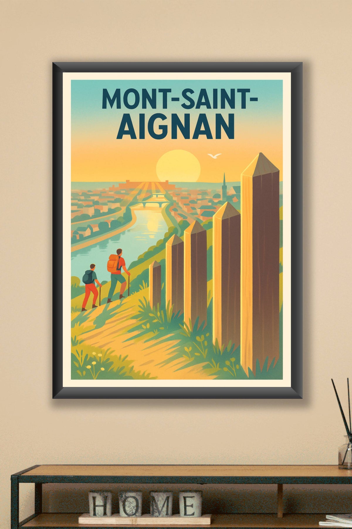 Affiche de Mont-Saint-Aignan - Une escapade ensoleillée au cœur de la nature