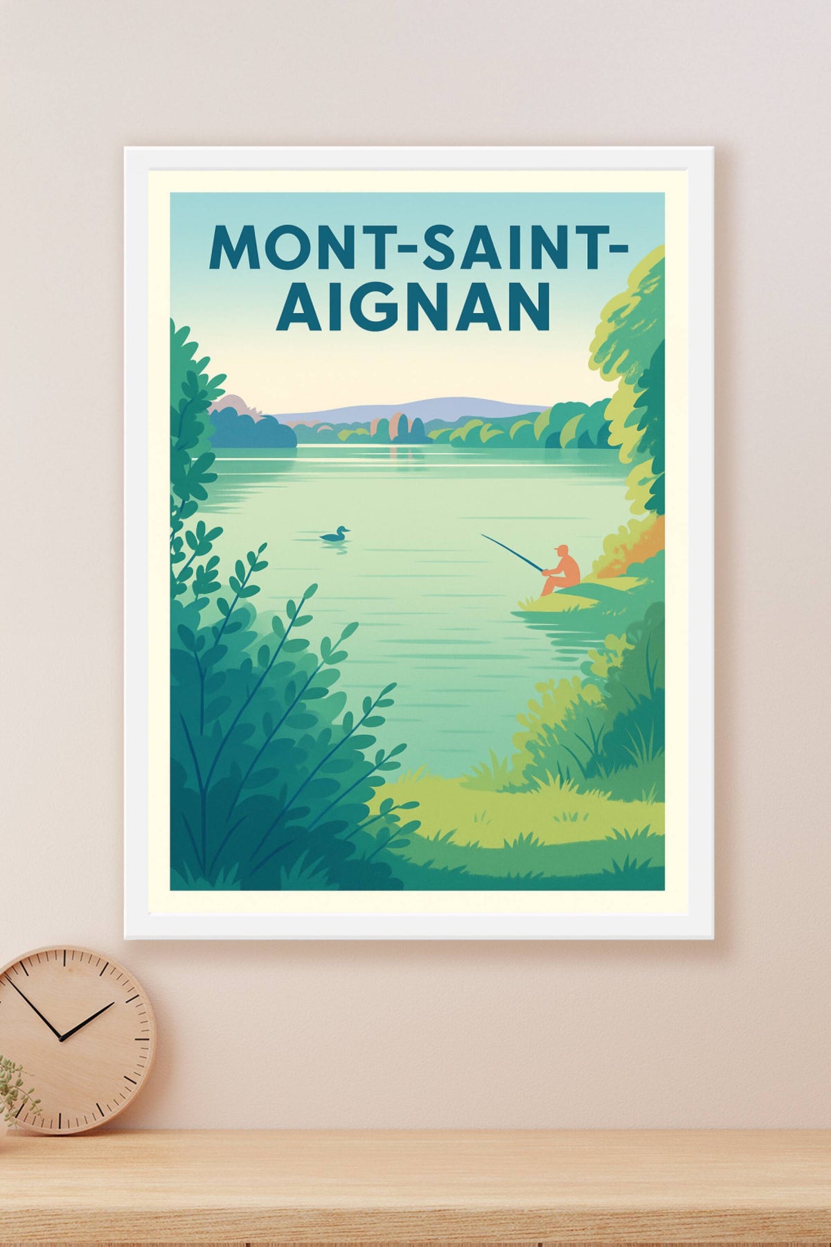 Affiche de Mont-Saint-Aignan - Sérénité au bord de l'eau