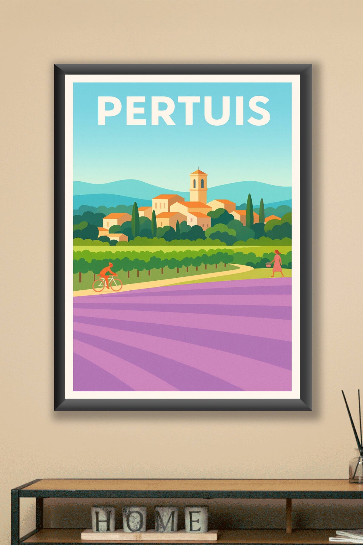 Affiche de Pertuis - Charme et Nature en Provence