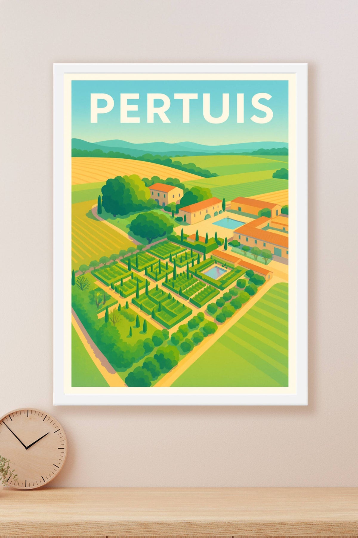 Affiche de Pertuis - Charme et sérénité en Provence