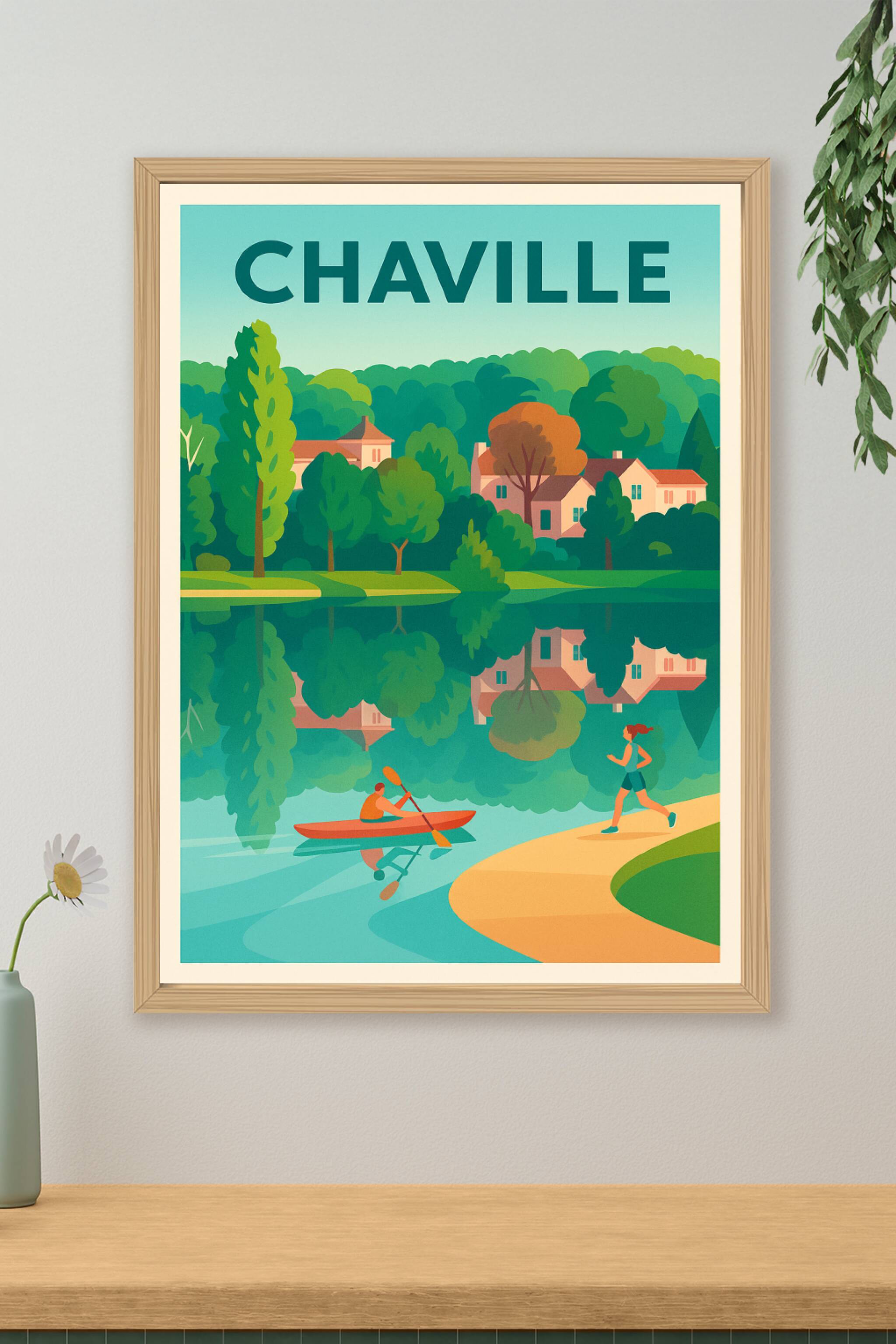 Affiche de Chaville - Nature et sérénité en bord de l'eau
