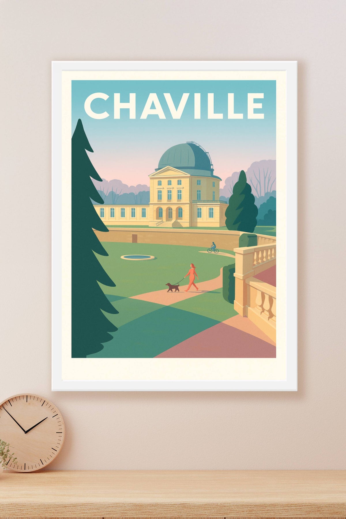Affiche de Chaville - Élégance architecturale et nature apaisante