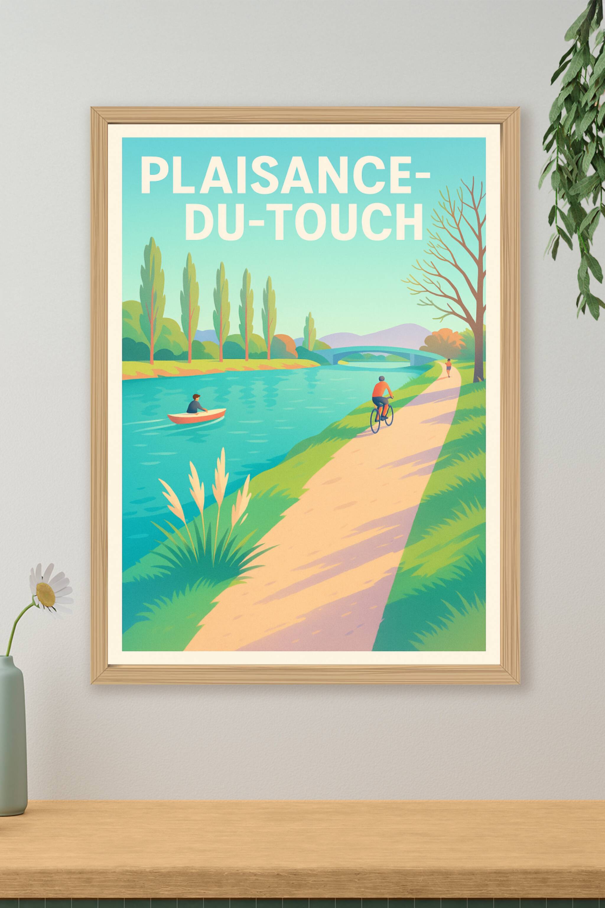 Affiche de Plaisance-du-Touch - Douceur au fil de l'eau