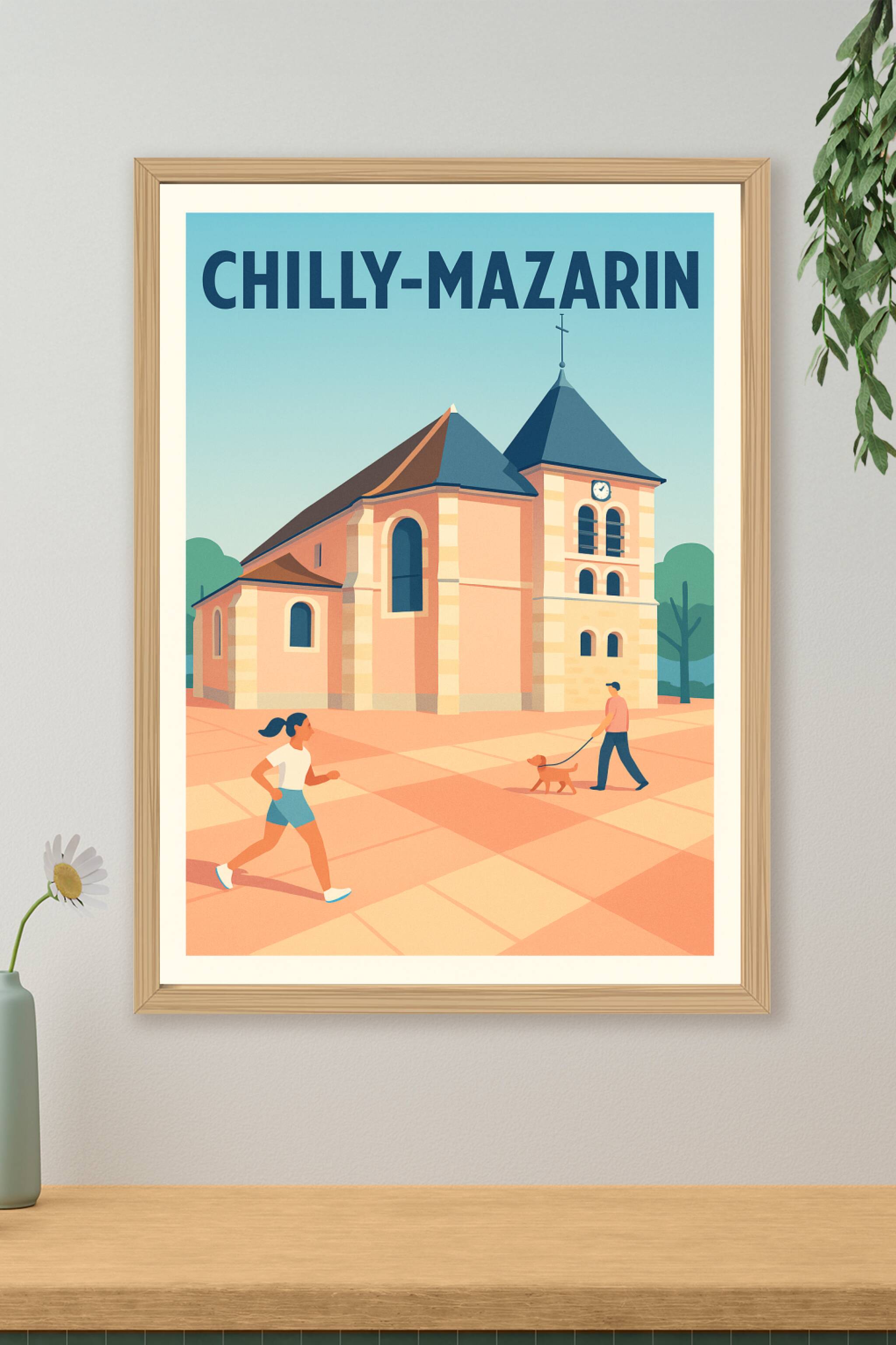 Affiche de Chilly-Mazarin - Une balade paisible au cœur de la ville