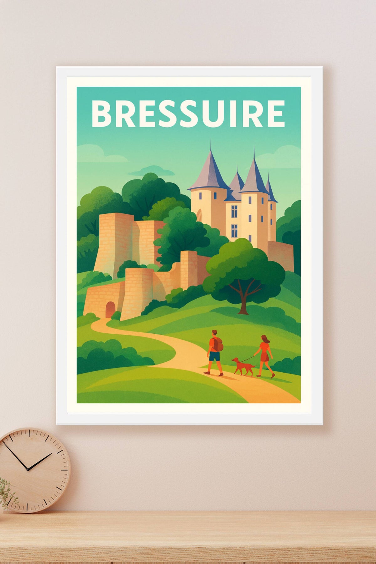 Affiche de Bressuire - Promenade au Château Historique