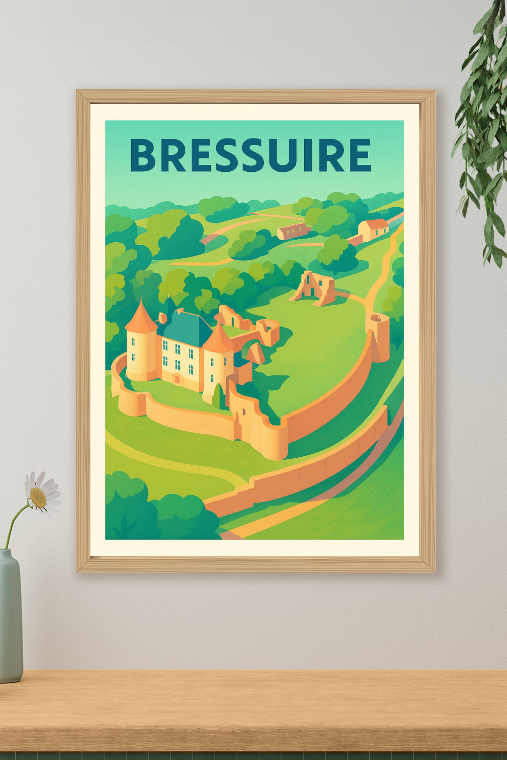 Affiche de Bressuire - Charme historique et douceur de la campagne