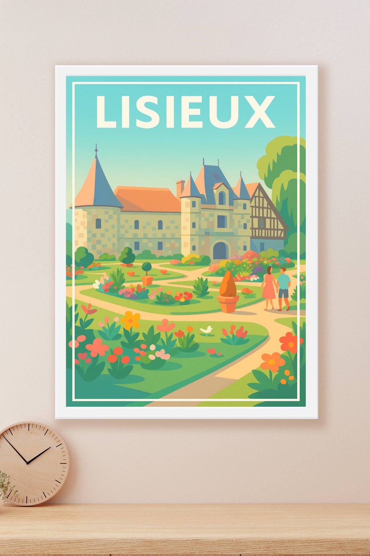 Affiche de Lisieux - Harmonie champêtre au cœur de la ville